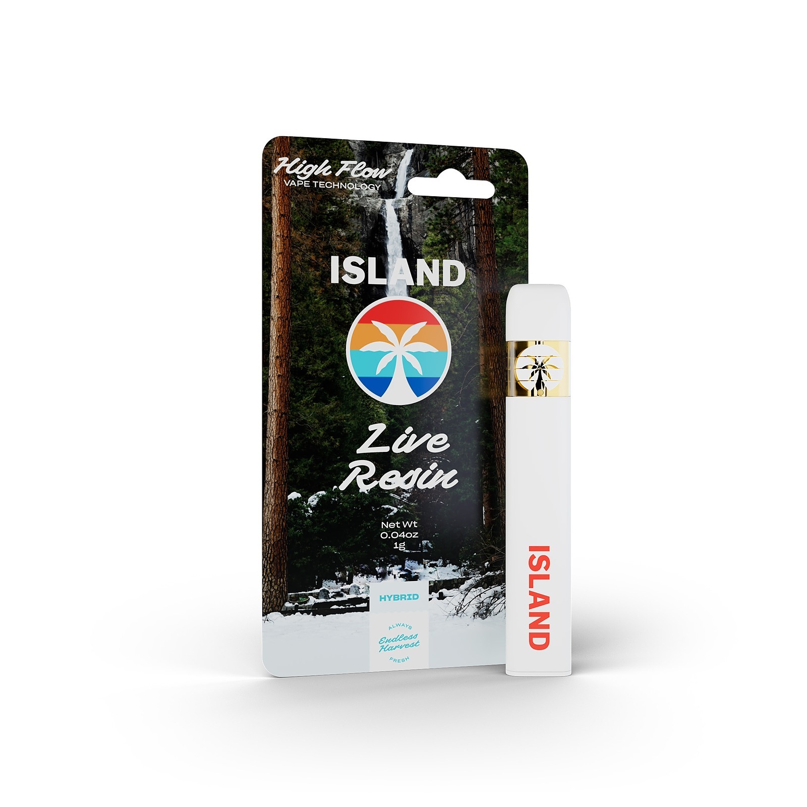 Island Island AllInOne Live Resin Vape Tiki Kiwi (Hybrid) Leafly
