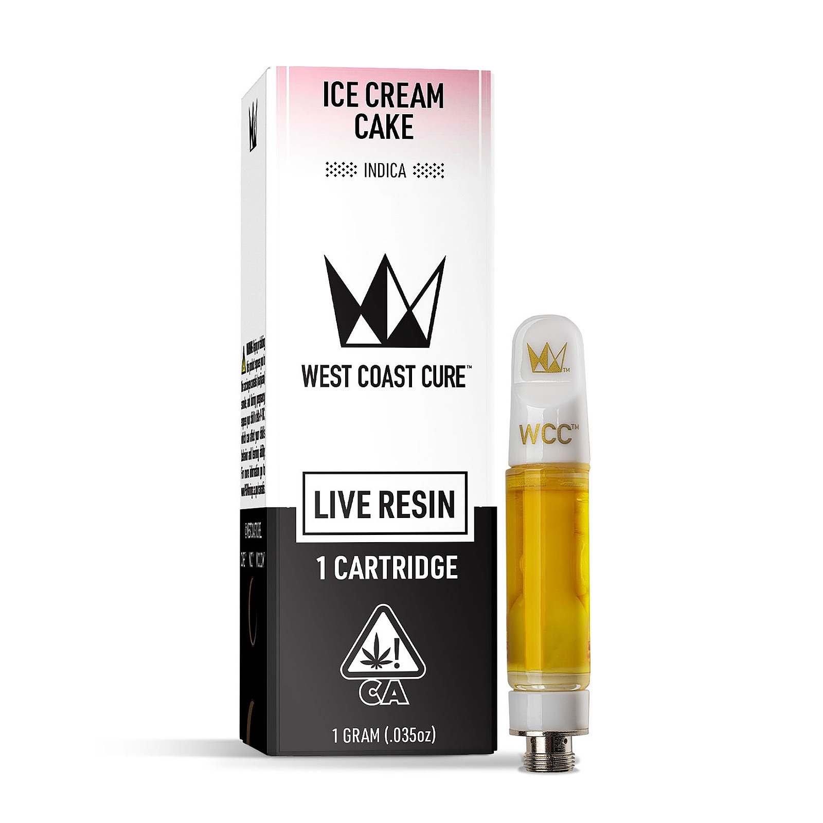 West Coast Cure Ice Cream Cake Live Resin Cartridge 1g Leafly