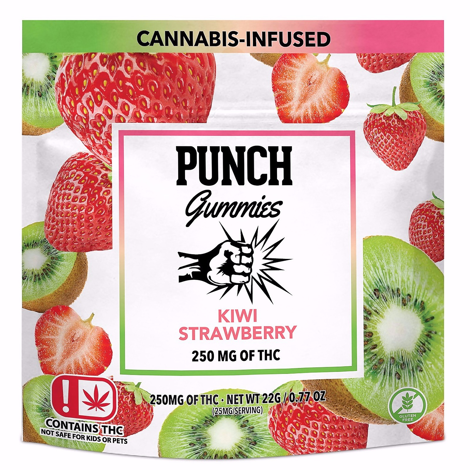 Punch: Kiwi Strawberry OK 250MG Punch Gummies | Leafly