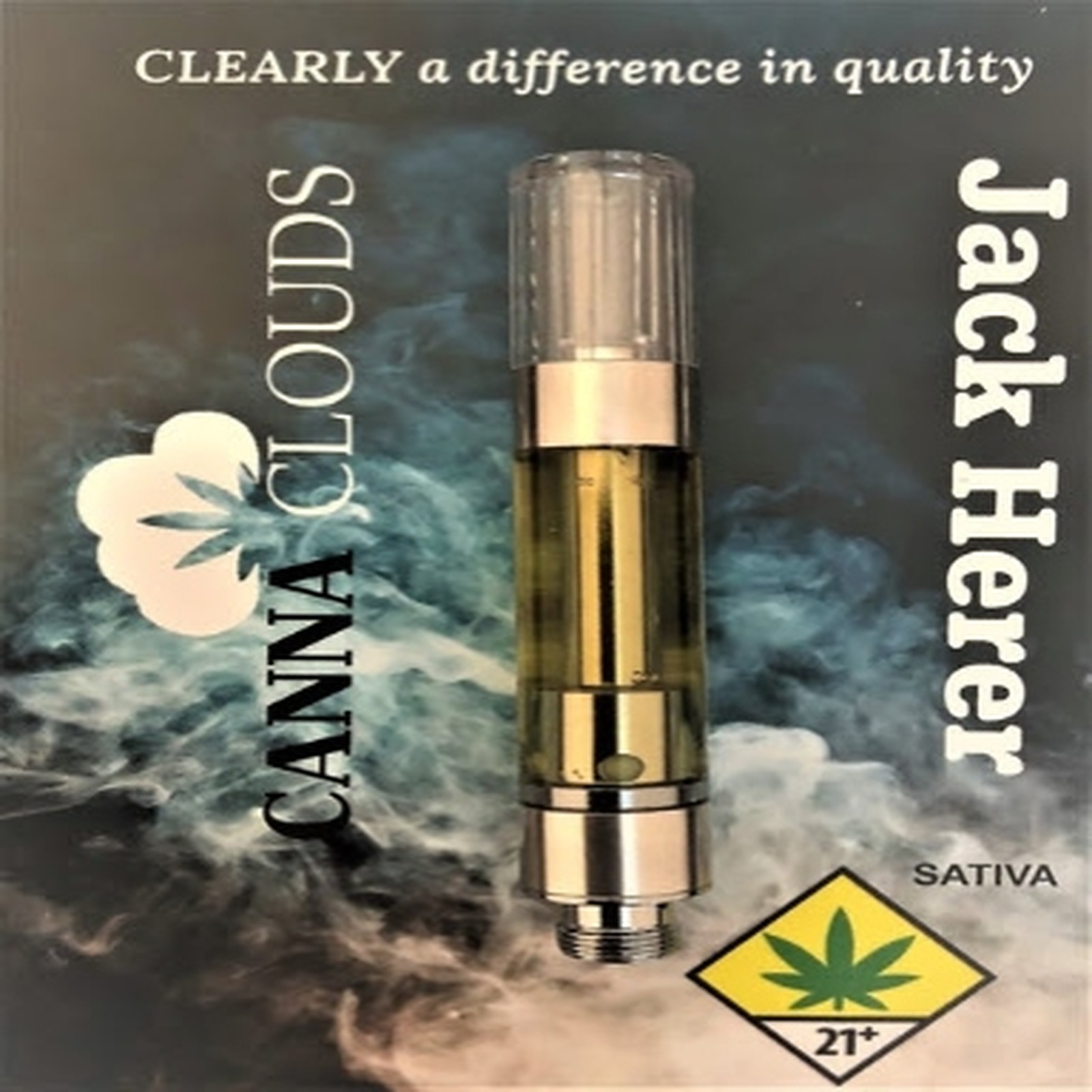 Canna Clouds Jack Herer Cartridge 1g Leafly
