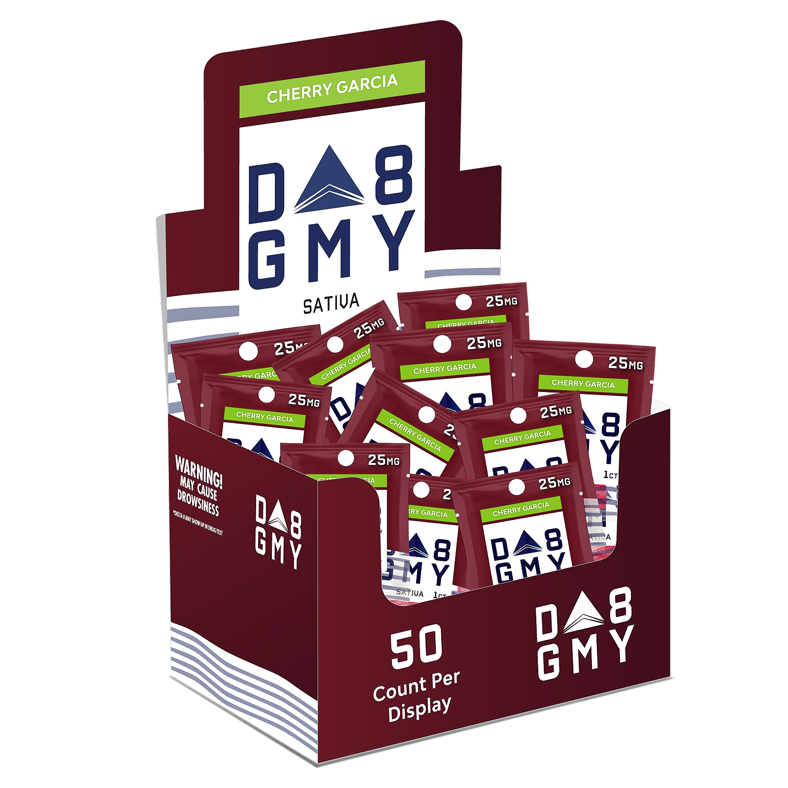 A Gift From Nature Delta 8 Gummy 25mg Cherry Garcia 50 Count Leafly