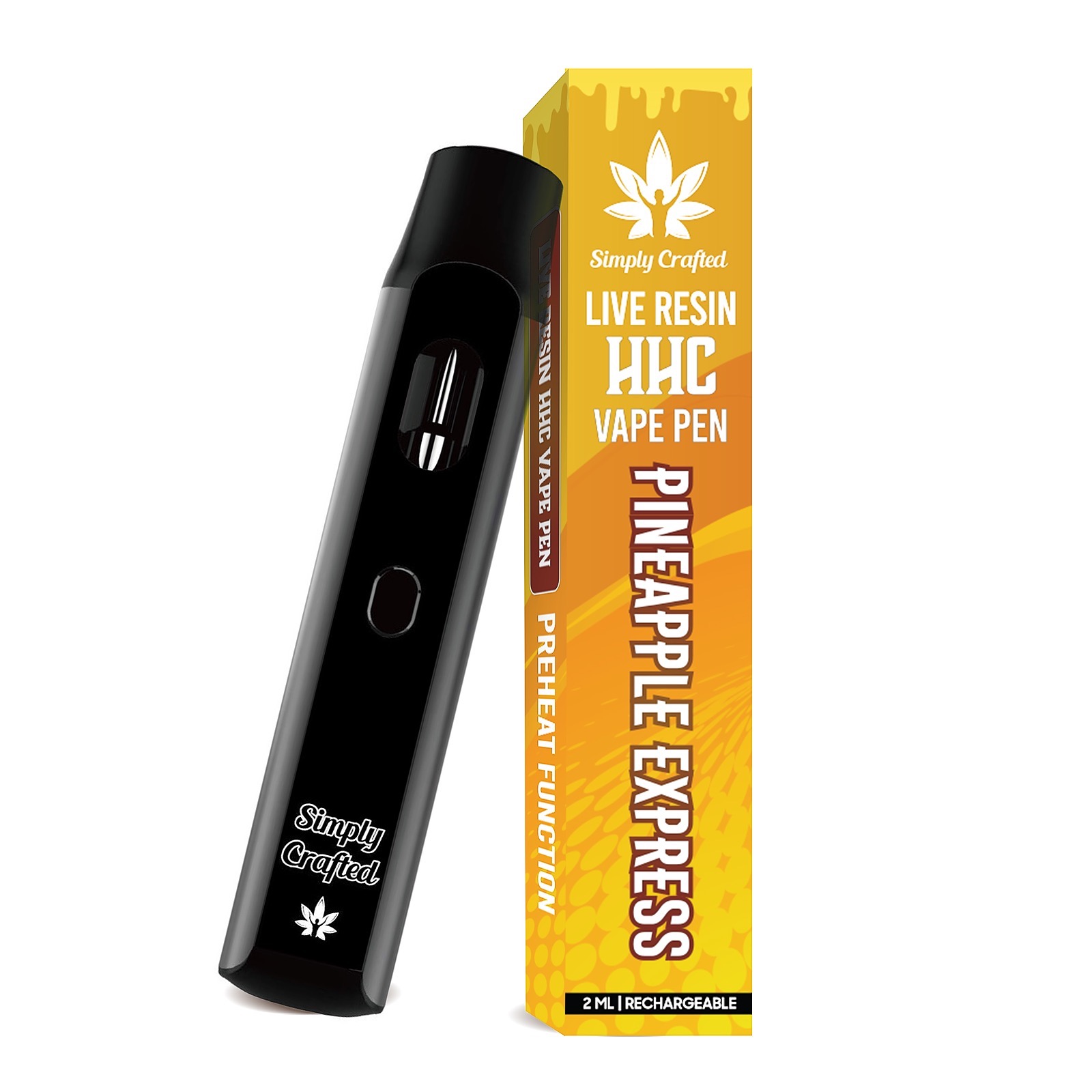 Simply Crafted 25 Off With Code Leafly 2g Pineapple Express Hhc Vape Pen Leafly 8789