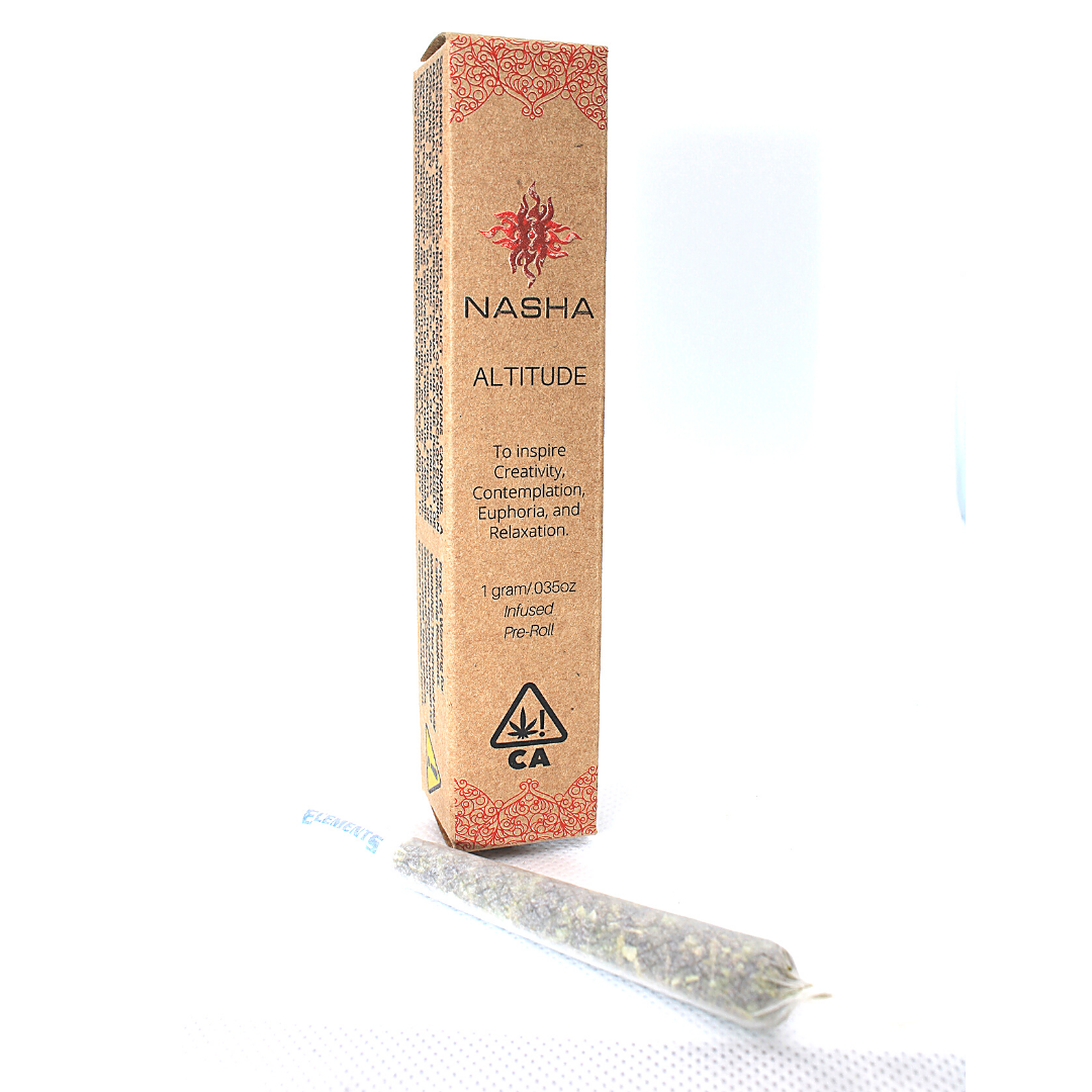 NASHA Altitude 1 gram Infused Preroll Mandarin x Banana Dawg Leafly
