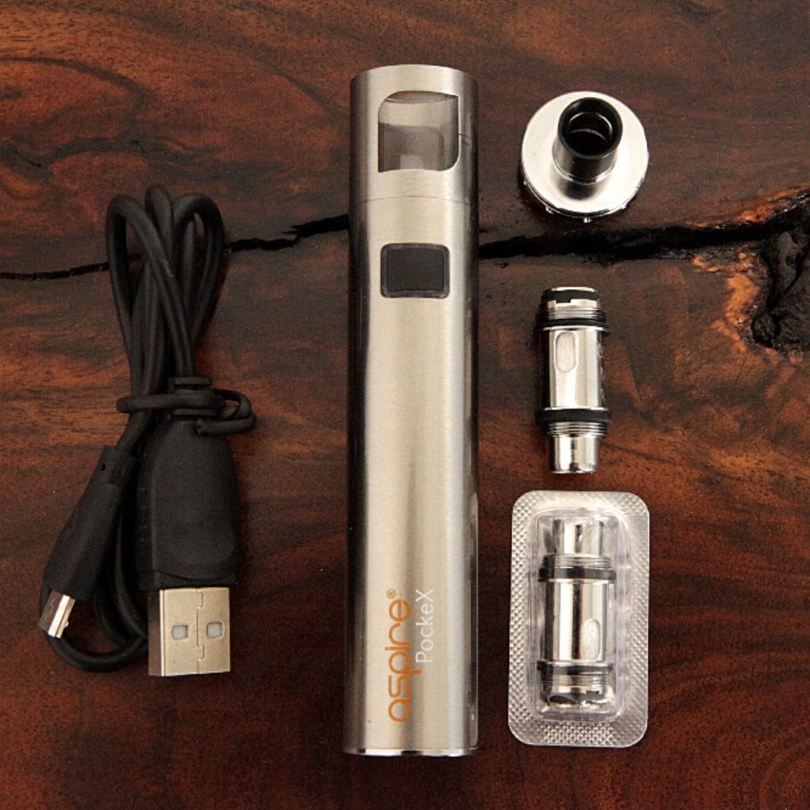O2VAPE: ASPIRE POCKEX  Personal All-in-One Vape Mod Starter Kit for  E-Juice (3 Colors) | Leafly