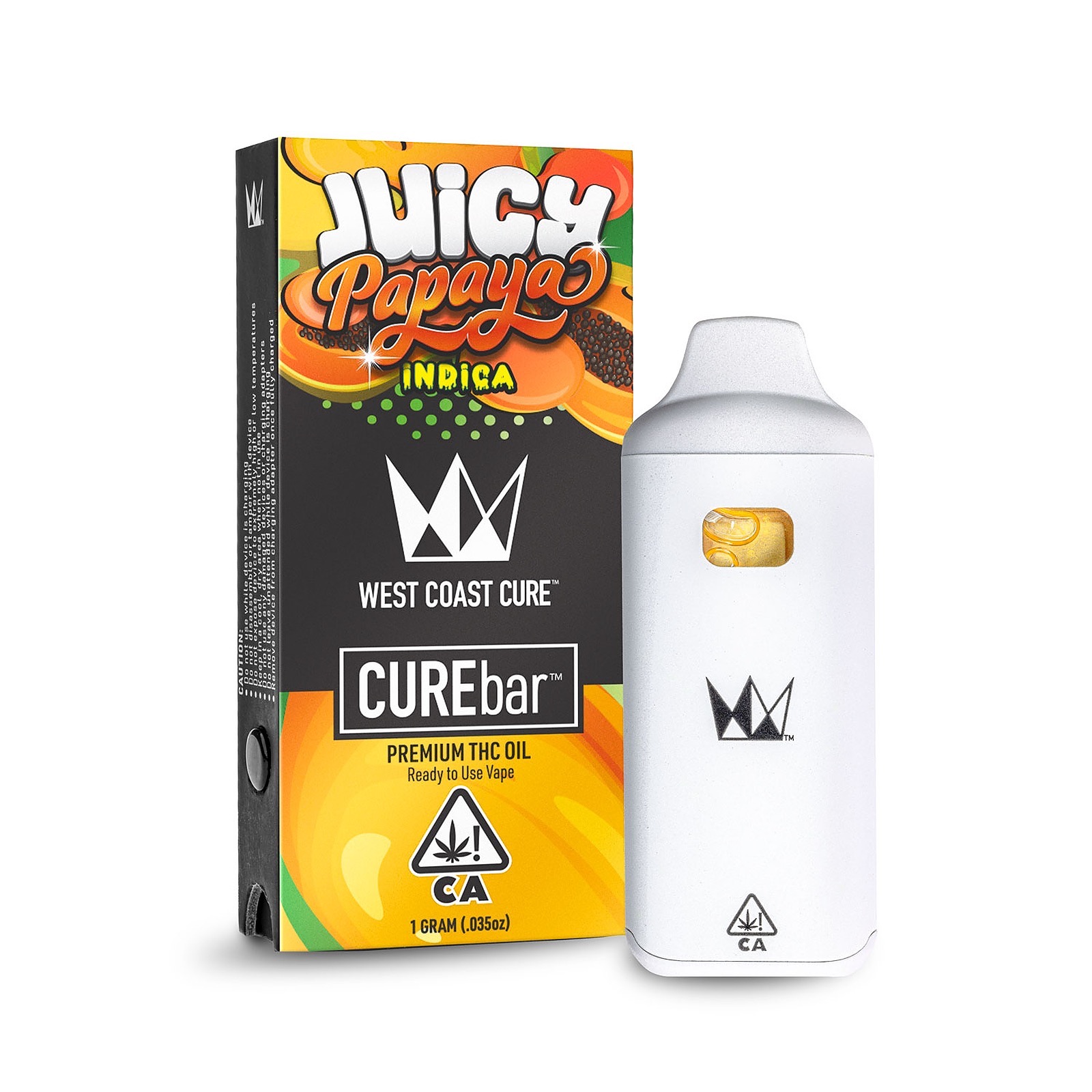 cure bar vape West Coast Cure: Juicy Papaya CUREbar - 1G