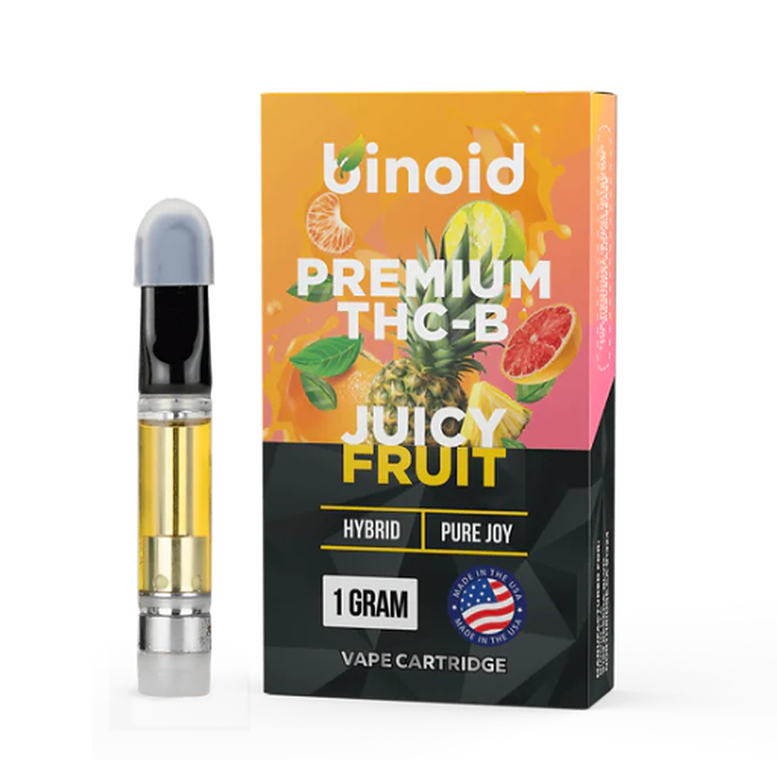 Binoid: THC-B Vape Cartridge - Juicy Fruit | Leafly