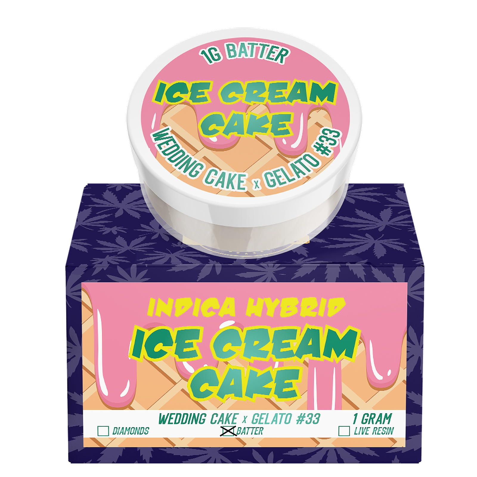 TRU Infusion Ice Cream Cake Batter 1g Leafly