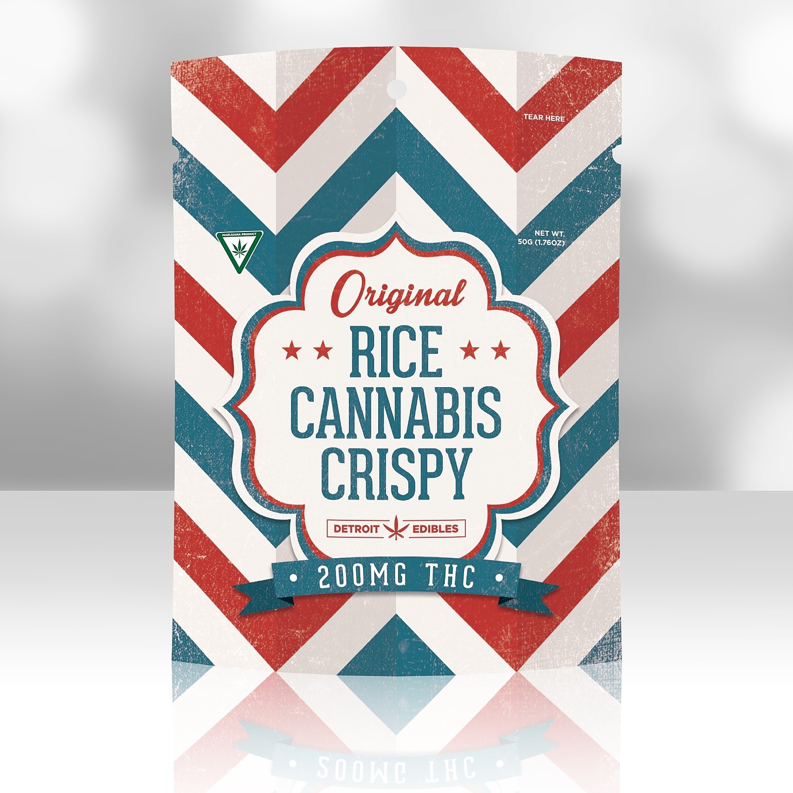 Detroit Edibles: Original Rice Cannabis Crispy - 200mg | Leafly