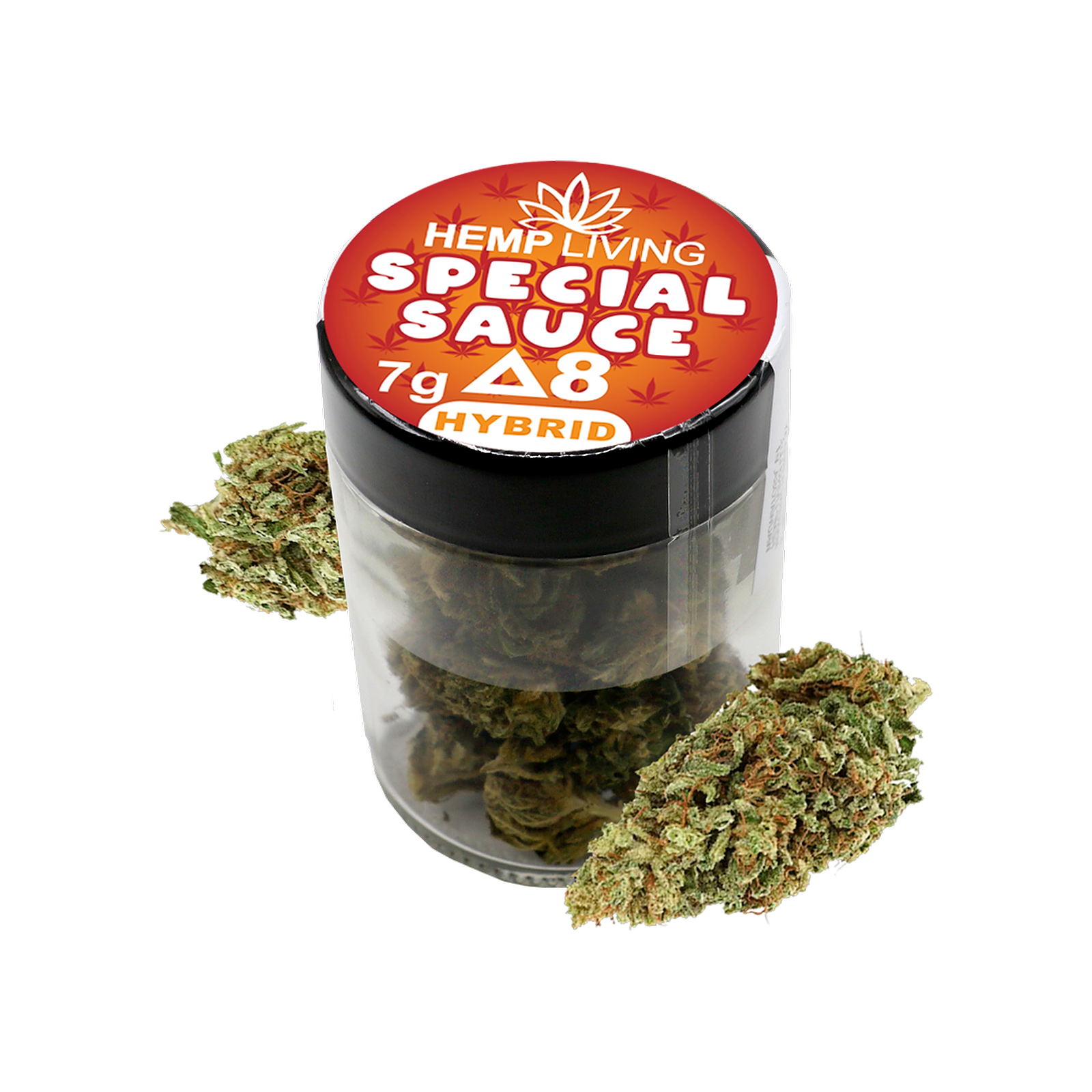 Hemp Living: Hemp Living - Delta 8 Flower 7g Jar - Special Sauce | Leafly