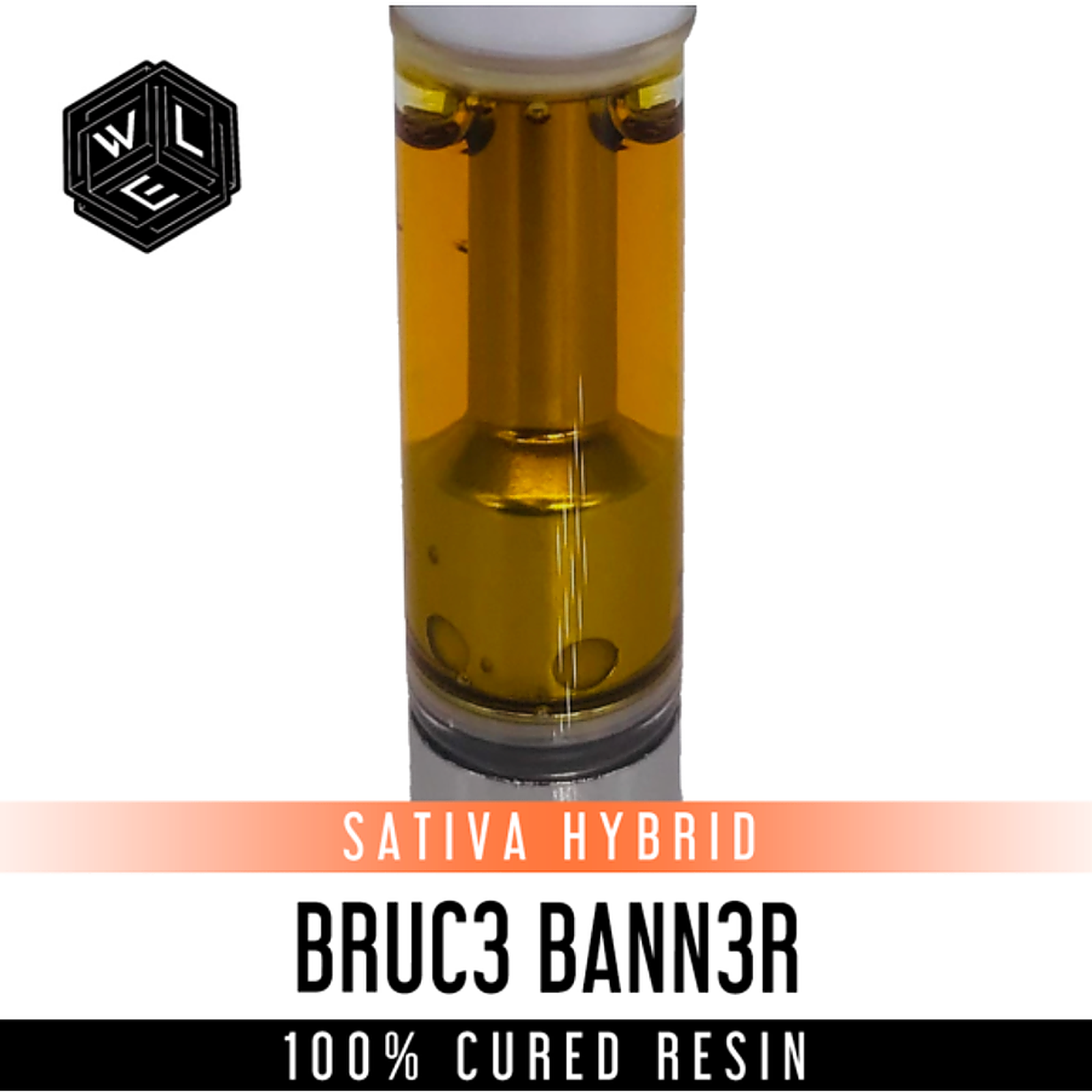 White Label Extracts Bruc3 Bann3r 100 Cured Resin Cartridge 1 Gram Leafly