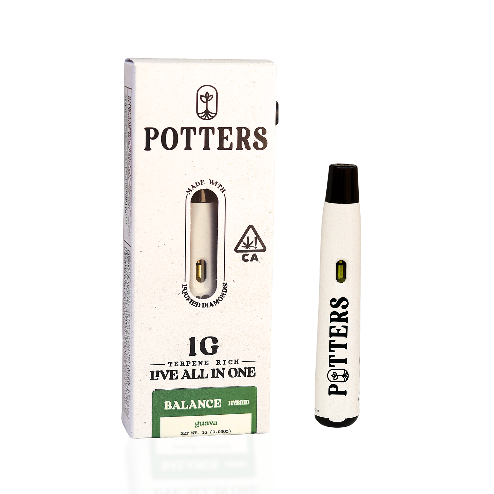POTTERS Guava Live Disposable 1G Leafly