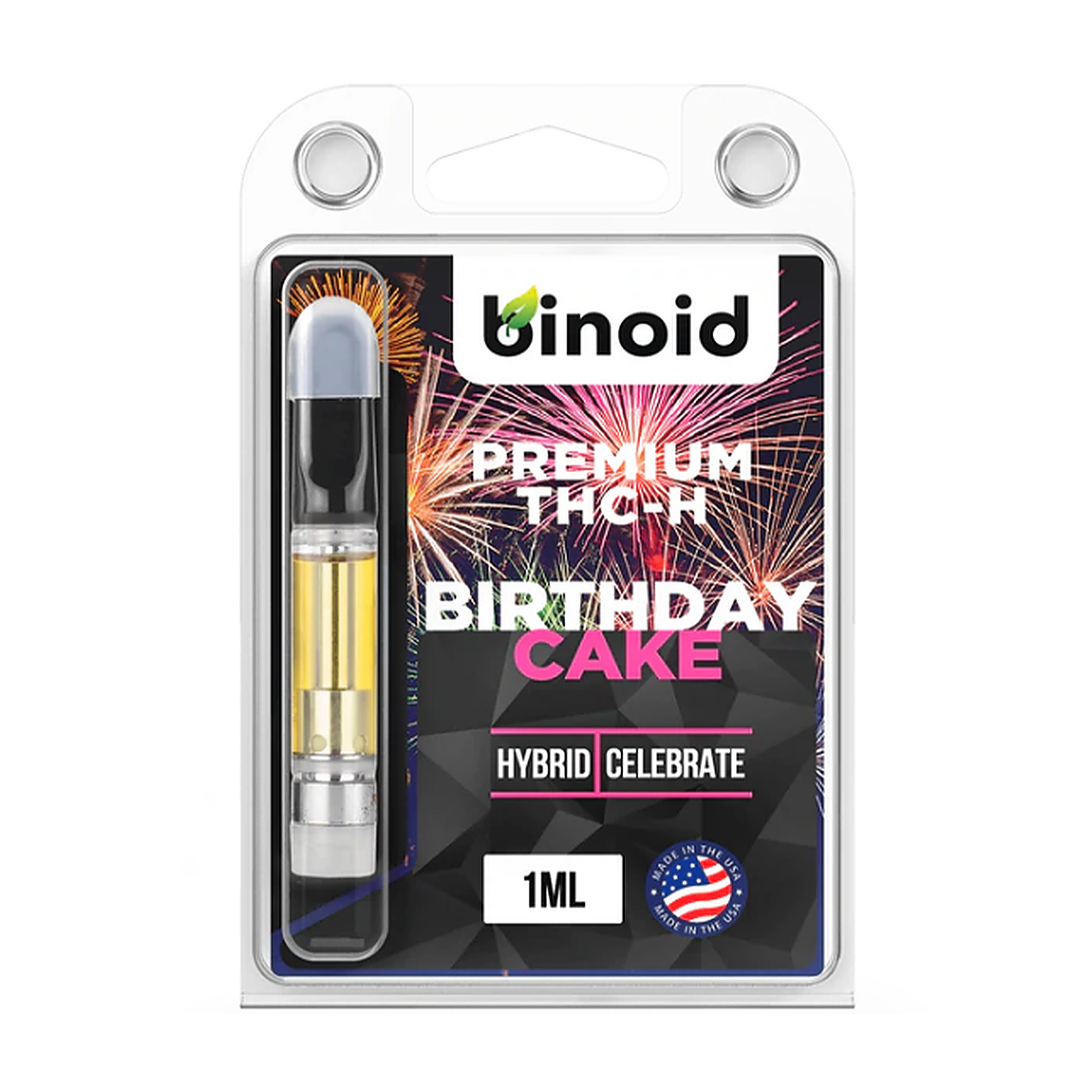 Binoid: THC-H Vape Cartridge - Birthday Cake | Leafly