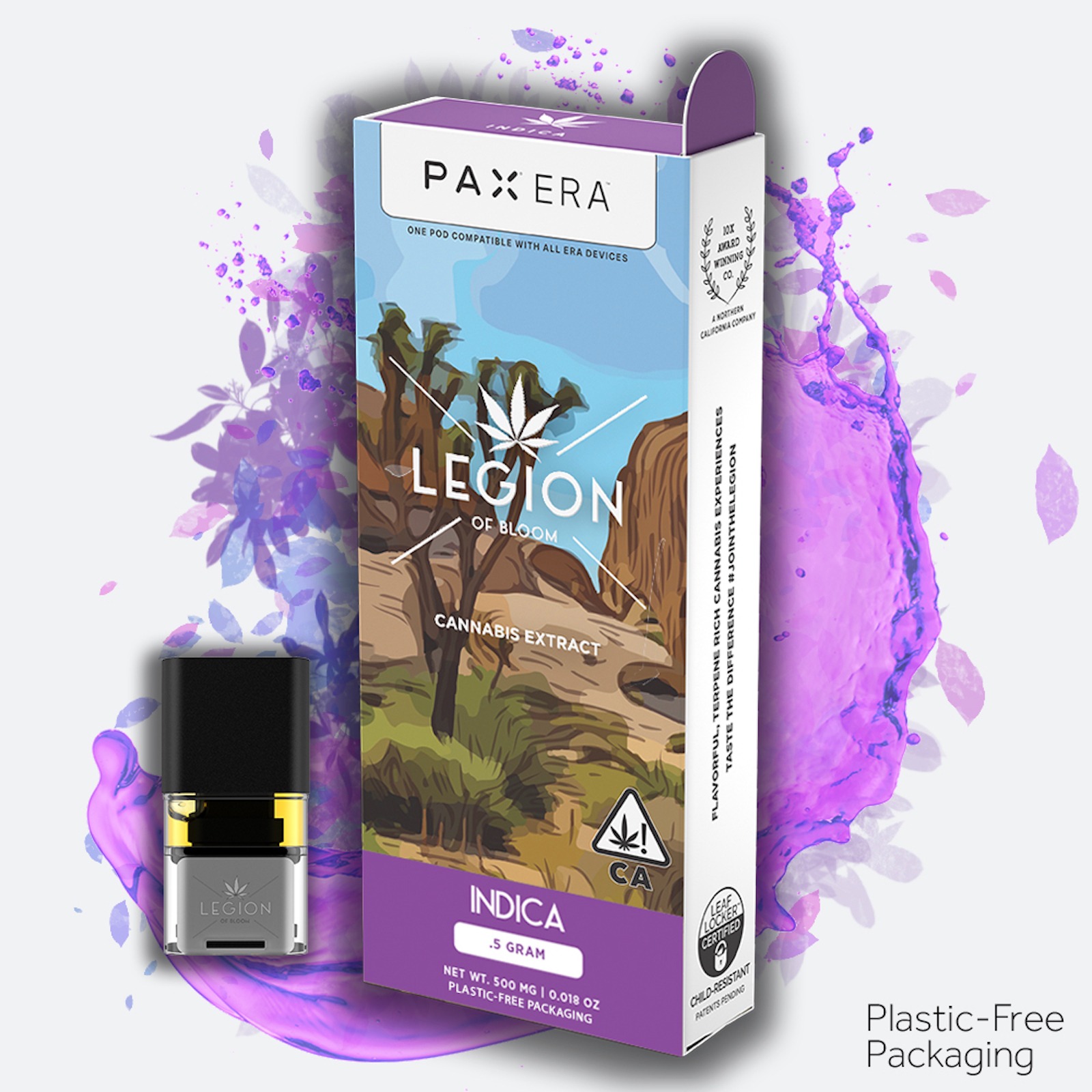 Legion of Bloom PAX POD Lavender Kush .5g Leafly