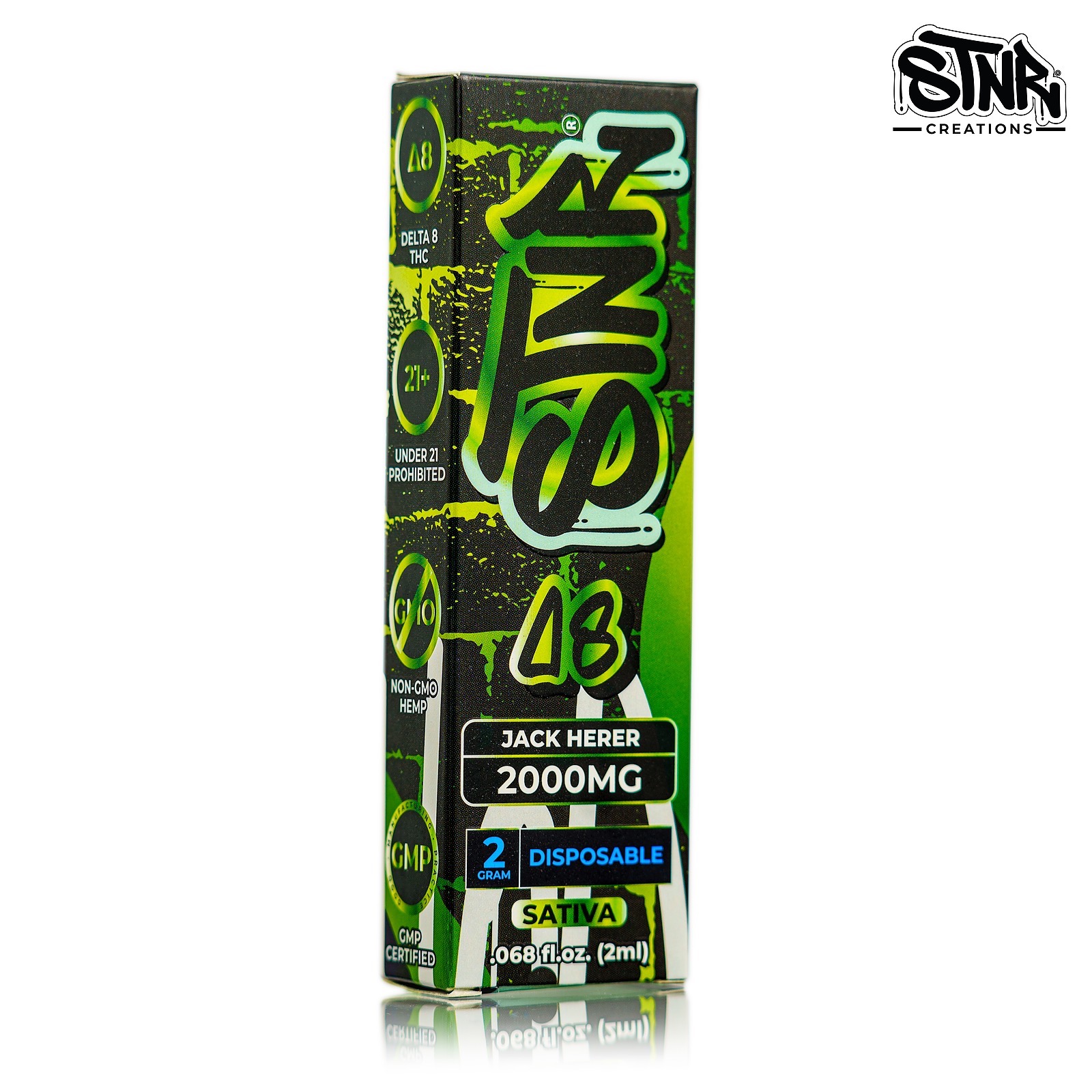 STNR Creations Jack Herer 2 Gram Disposable Leafly