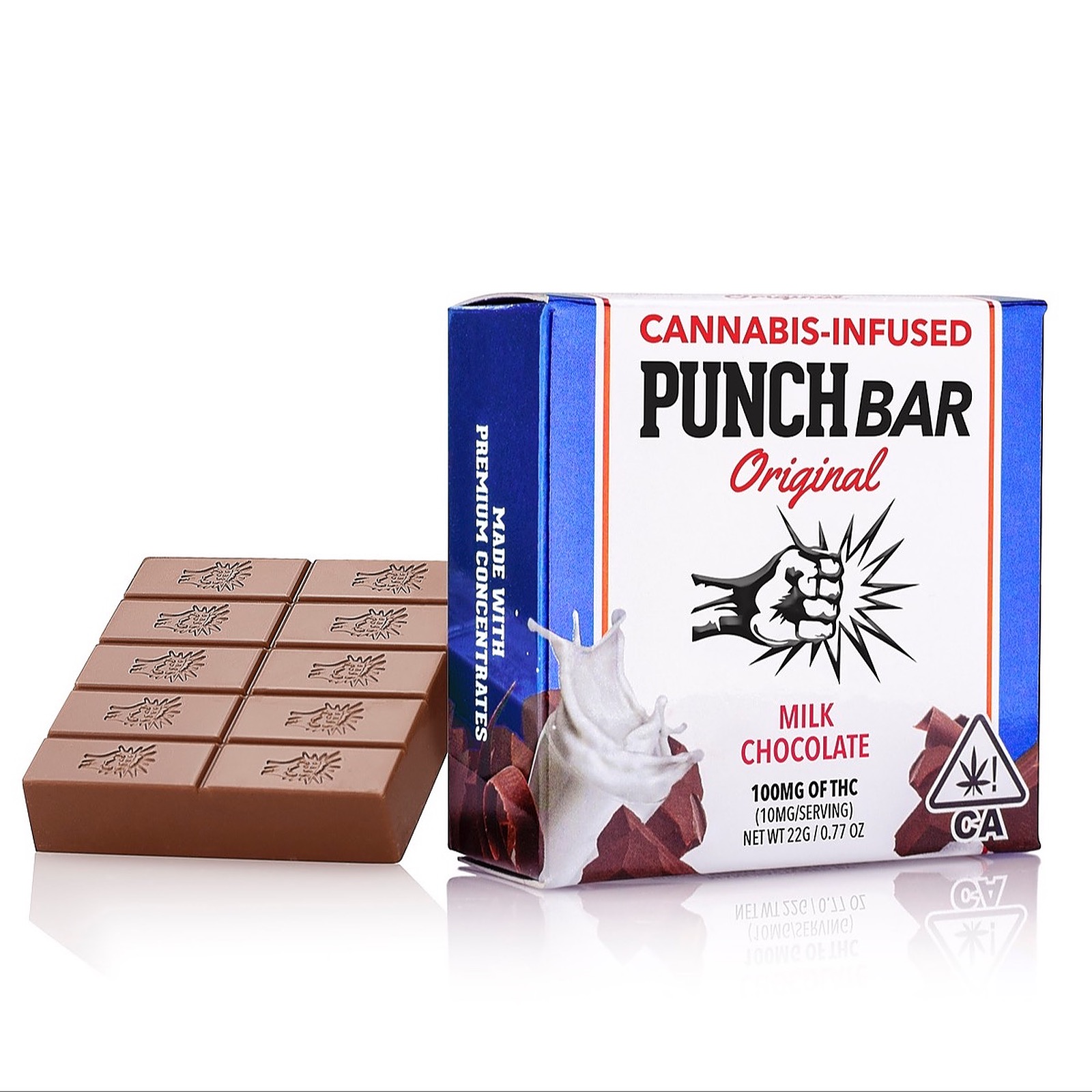 Punch Edibles & Extracts Milk Chocolate Punch Bar Leafly