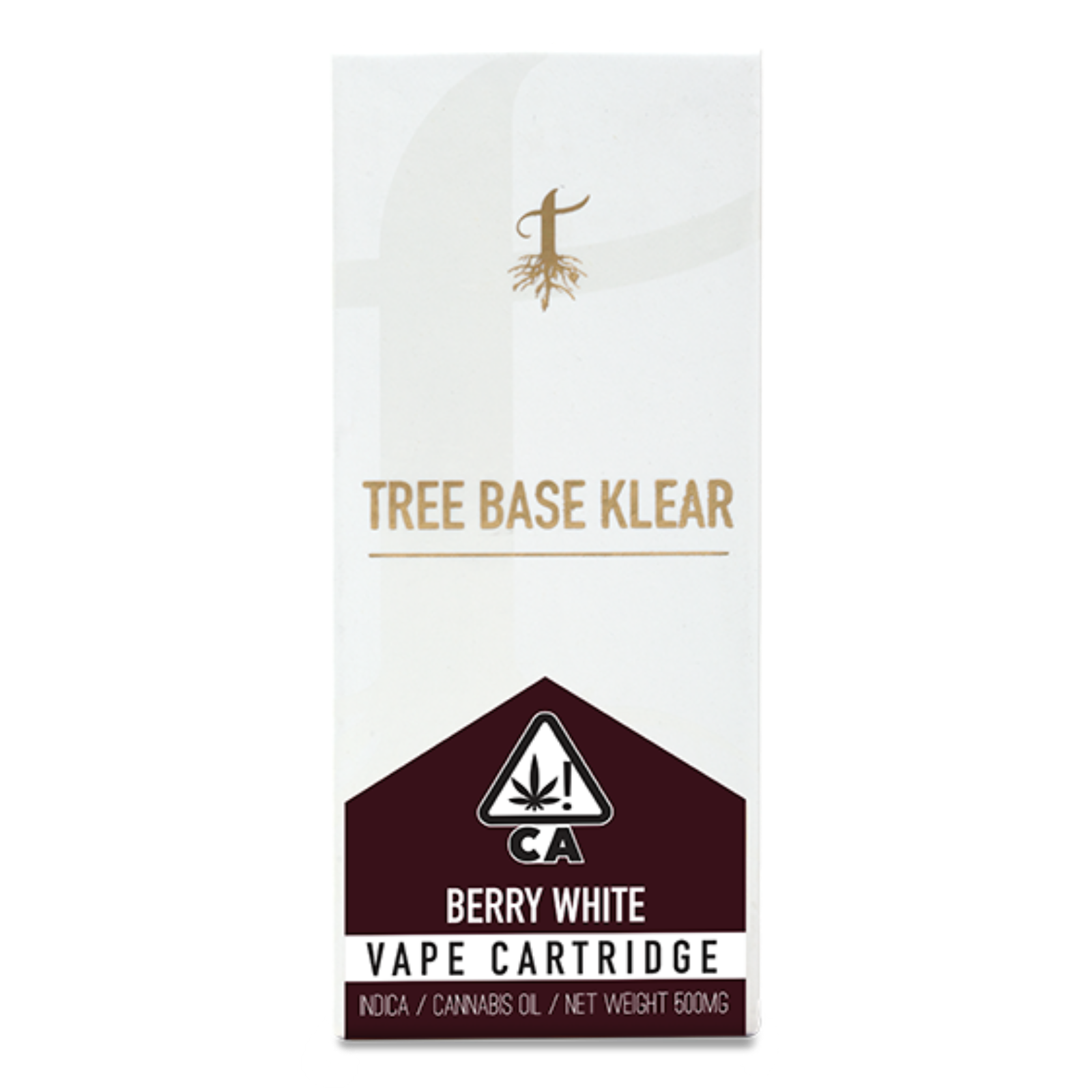 TREE BASE KLEAR: TREE BASE KLEAR Berry White Vape Cartridge 500mg | Leafly