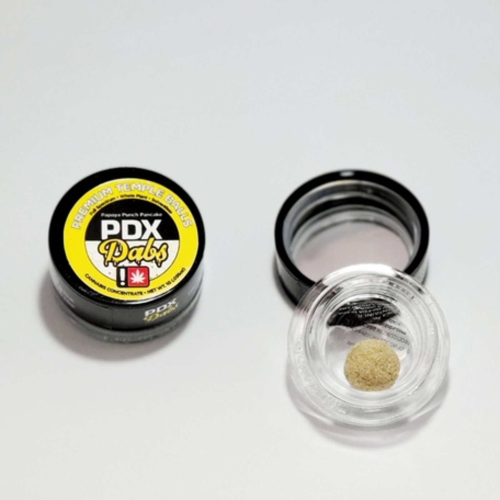 Karma Originals PDX Dabs Papaya Punch Pancake Temple Ball Leafly