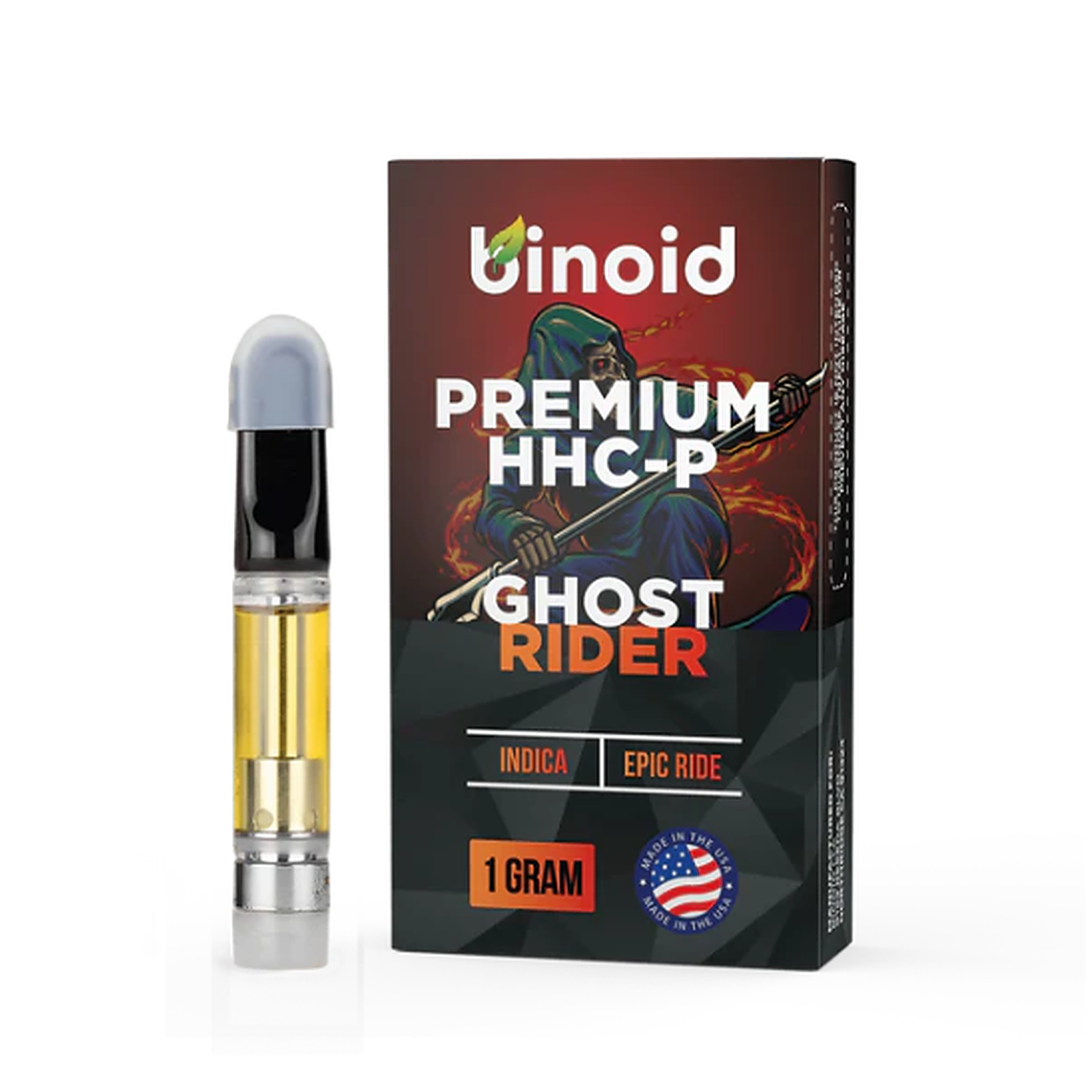 Binoid: HHC-P Vape Cartridge - Ghost Rider | Leafly