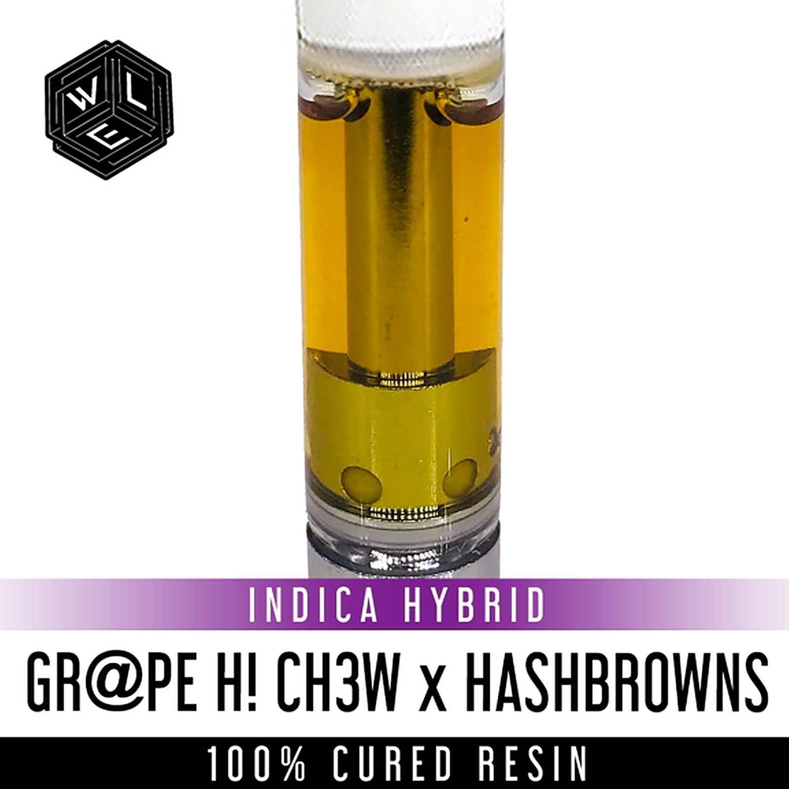 White Label Extracts: Gr@pe H! Ch3w x Hashbrowns 100% Cured Resin ...