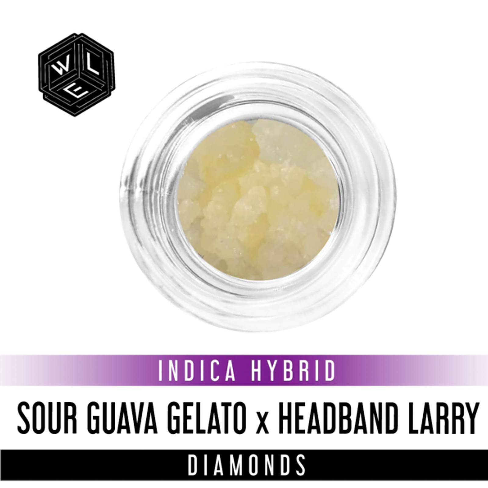 White Label Extracts Sour Guava Gelato x Headband Larry Diamonds 1g