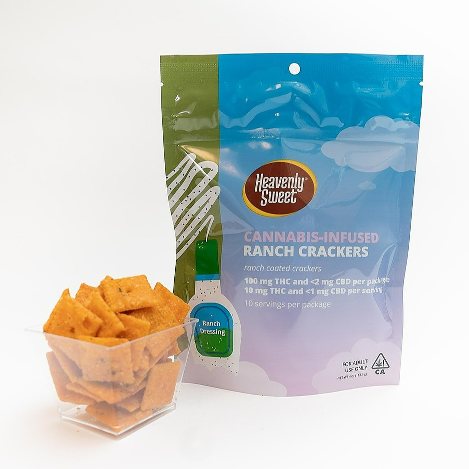 Heavenly Sweet Ranch Crackers 100mg Leafly
