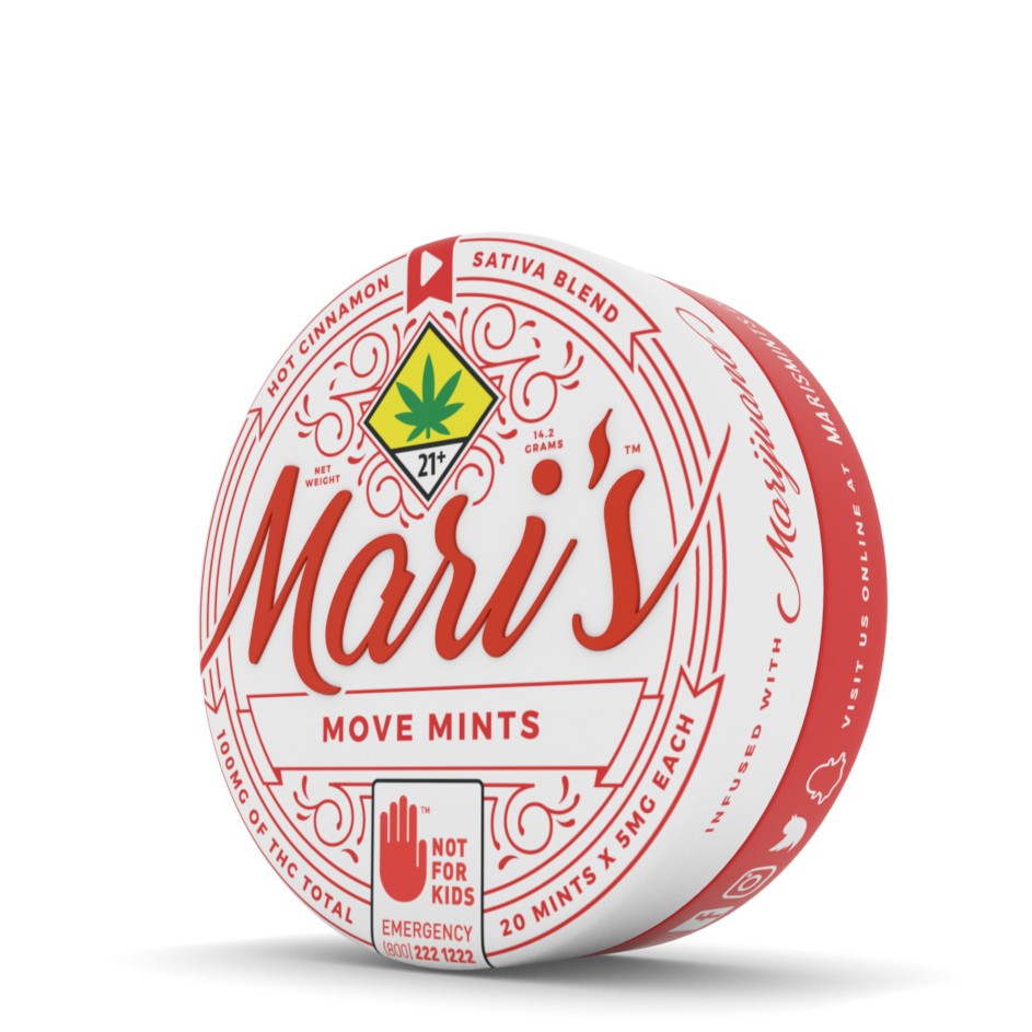 Mari's Mints Hot Cinnamon 100mg 20pk Leafly