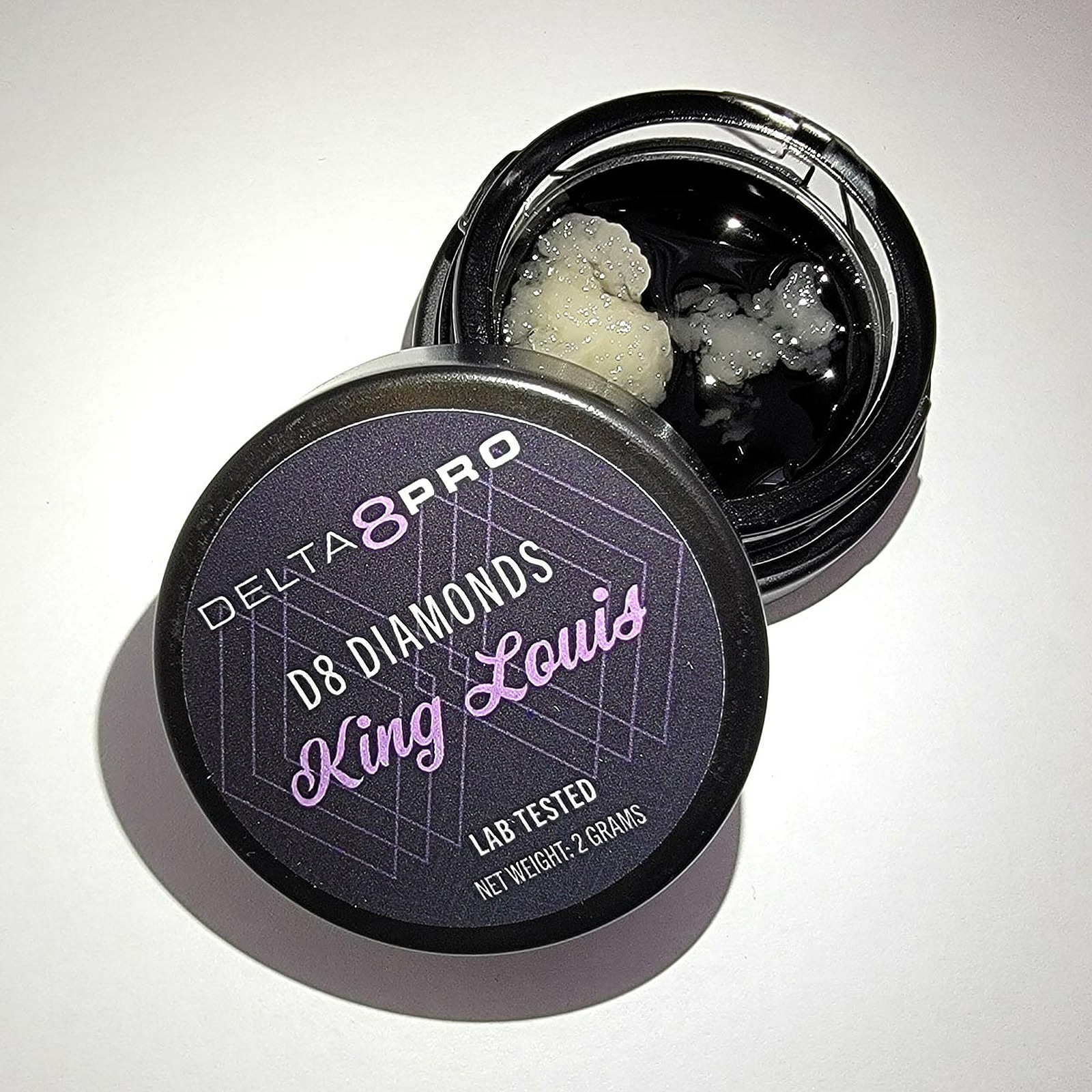 Delta 8 Pro Delta 8 THC Sauce & Diamonds 2g King Louis Leafly