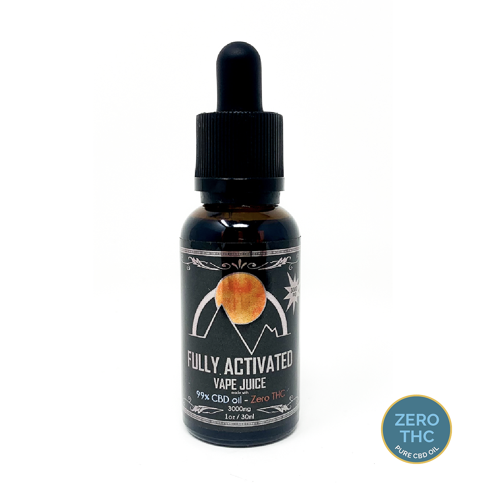 Fully Activated CBD: PURE CBD VAPE JUICE THC-FREE