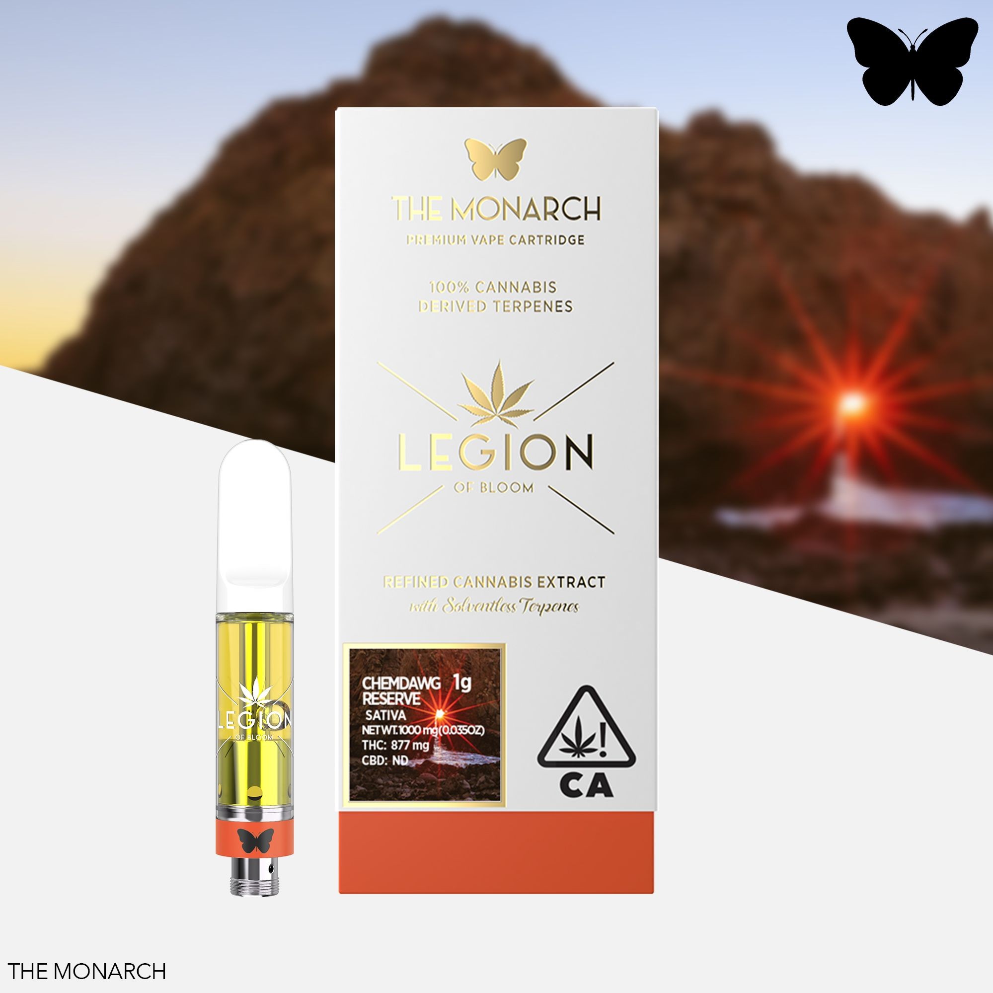 Legion of Bloom: Monarch | ChemDawg Reserve 1 gram Cartridge