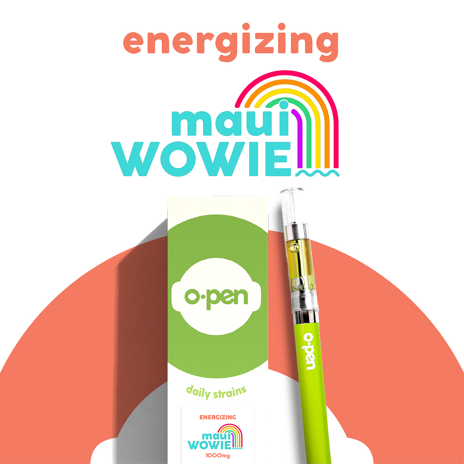O.pen O.pen Daily Strains Maui Wowie (Energizing) 1,000mg Leafly