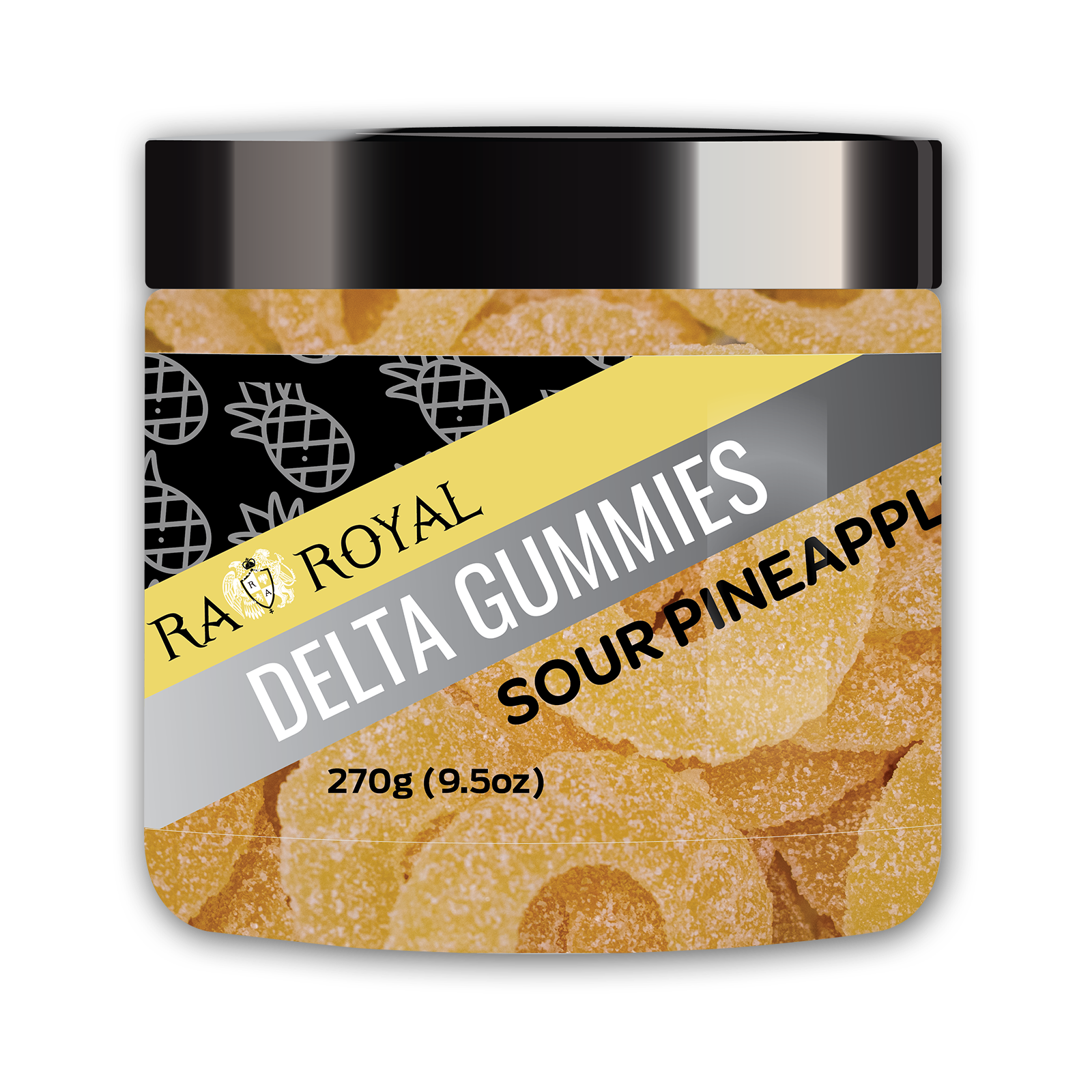 Ra Royal Ra Royal Gummies Delta 8 Sour Pineapple Rings 1400 Mg Leafly 8333