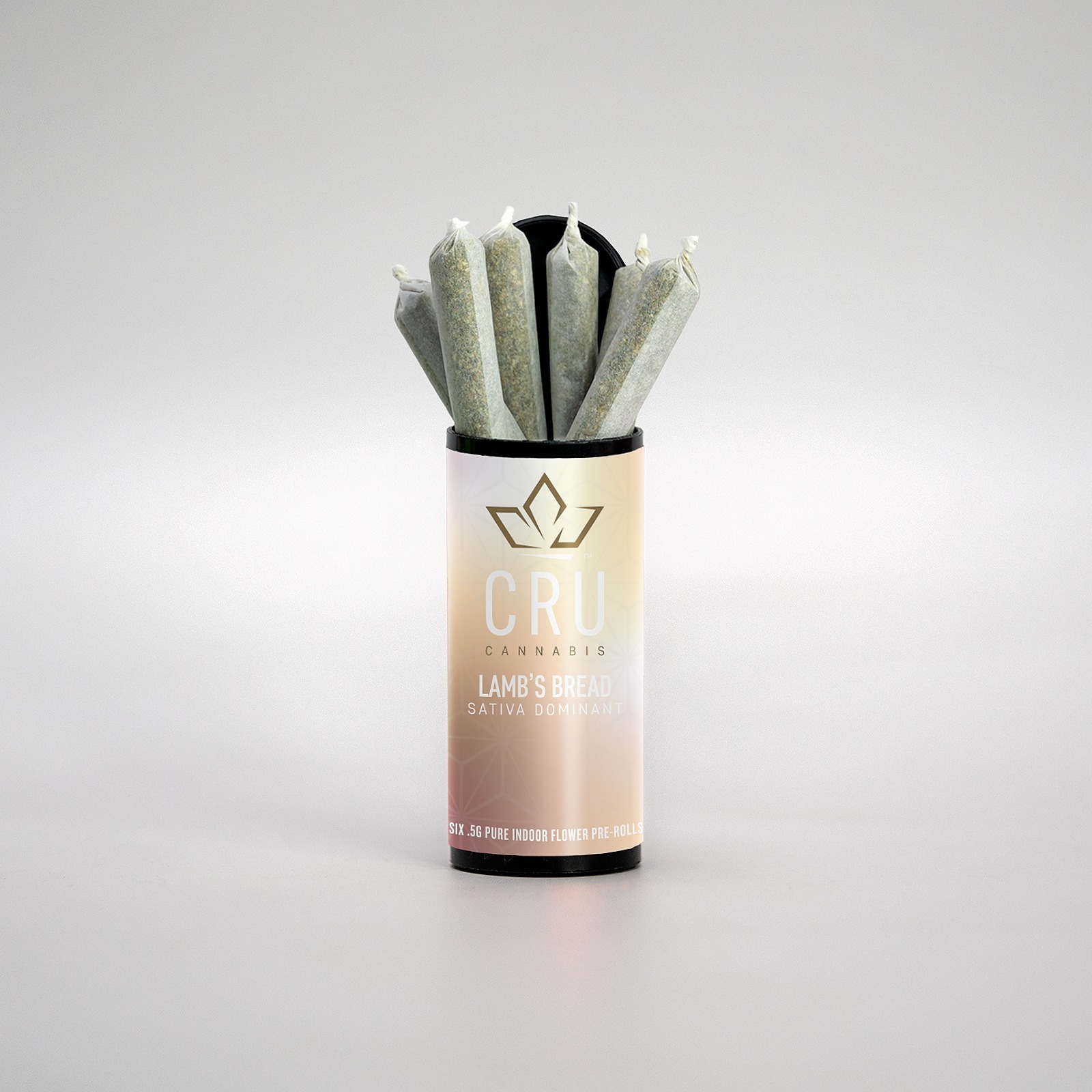 CRU Cannabis Lamb's Bread (0.5G Sativa PreRoll 6 pack) Leafly