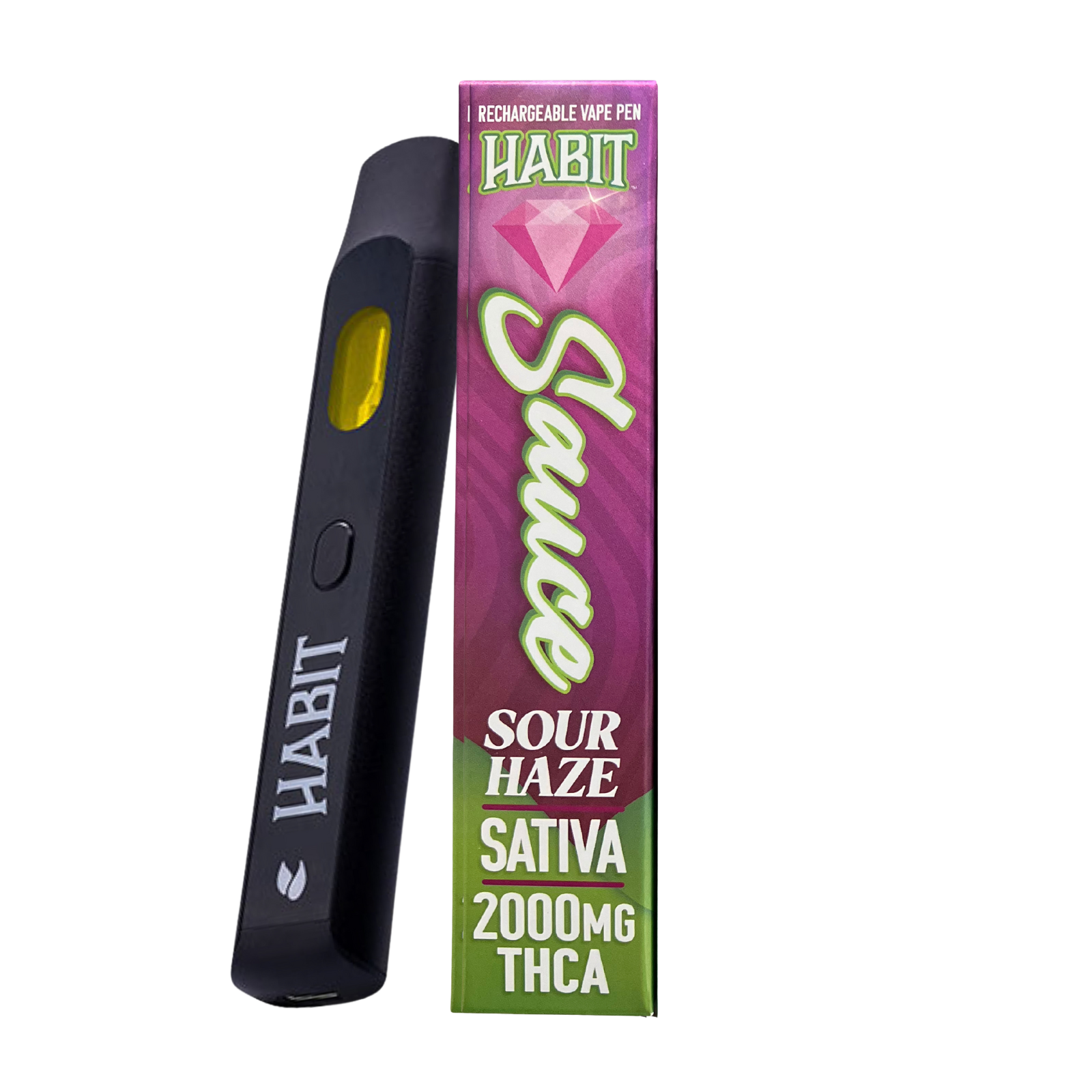 Simply Crafted: Sour Haze 2ml THCa Sauce Vape Pen | Leafly