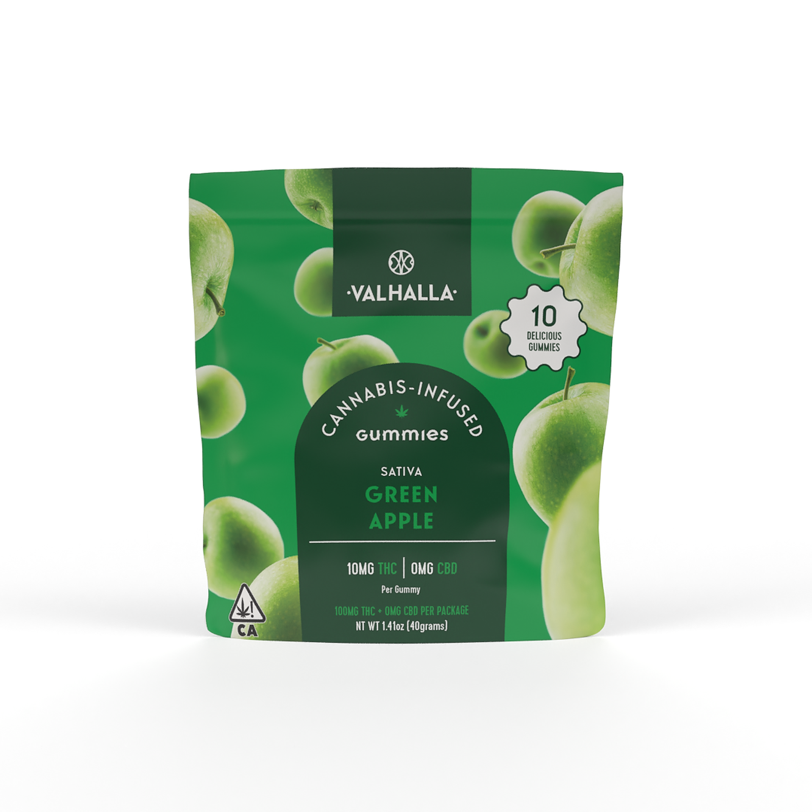 Valhalla Confections Green Apple Gummies 100mg 10 Pack Leafly   Lx7psvfuRtyAKWlaAqyV Valhalla 5x5Gummies 3dModel Ecommerce GreenApple V1 