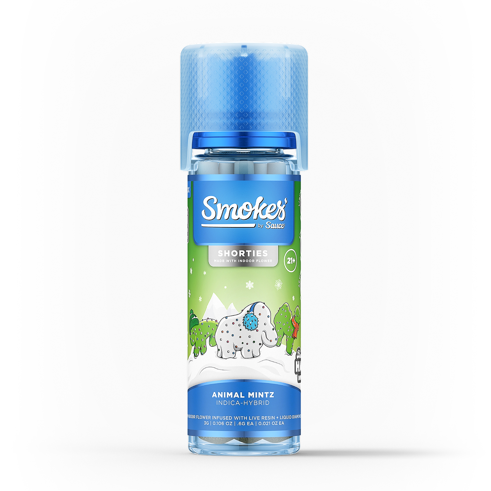 Sauce Essentials Smokes Infused Preroll 5 Pack Animal Mintz (Indica