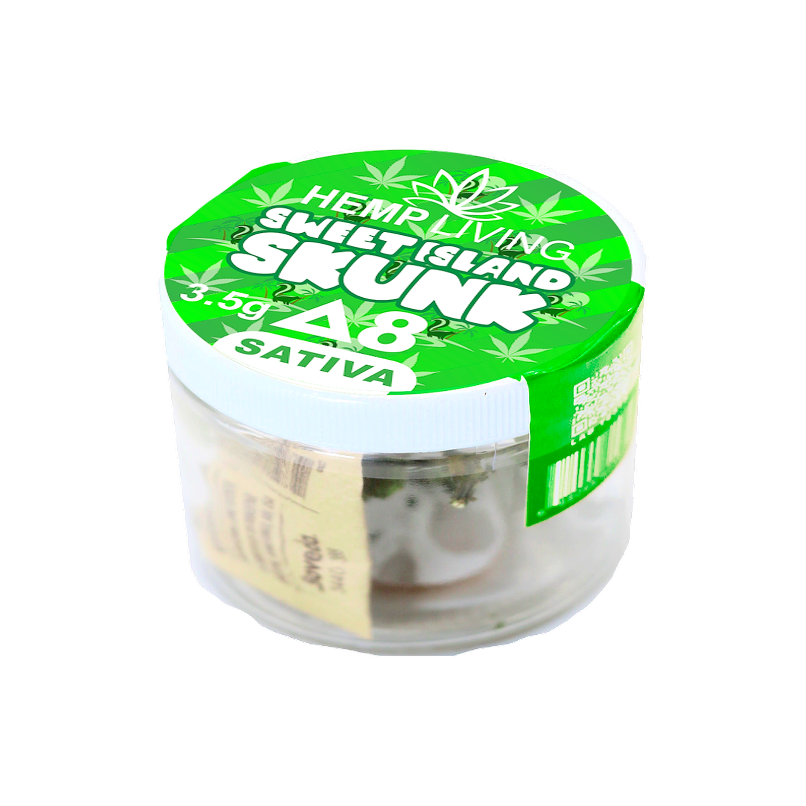 Hemp Living Hemp Living Delta 8 Flower 35g Jar Sweet Island Skunk