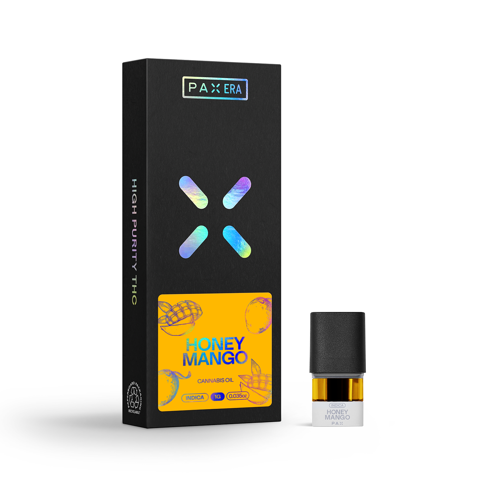 PAX® 1g PAX High Purity THC Honey Mango Leafly