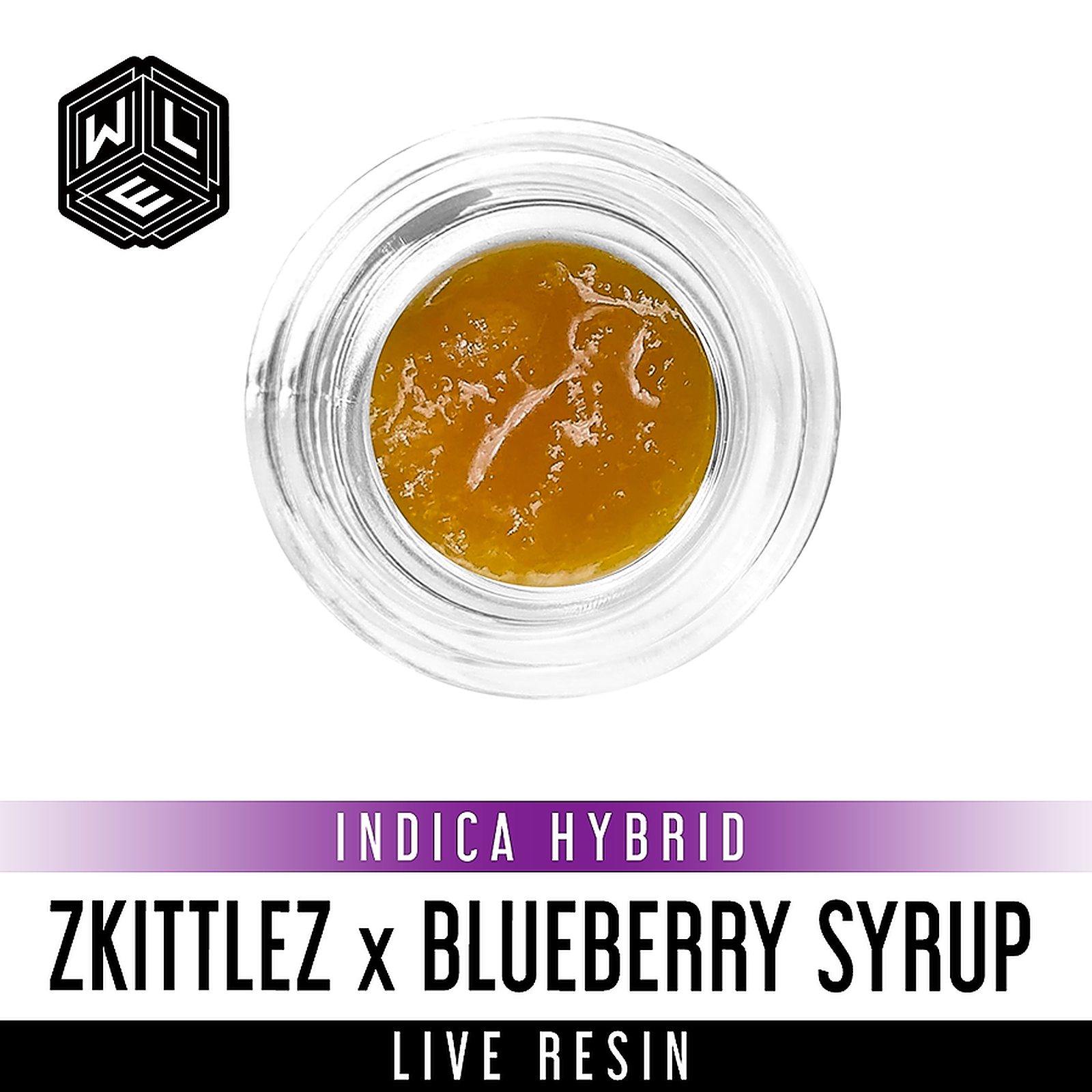 White Label Extracts: Zkittlez x Blueberry Syrup Live Resin