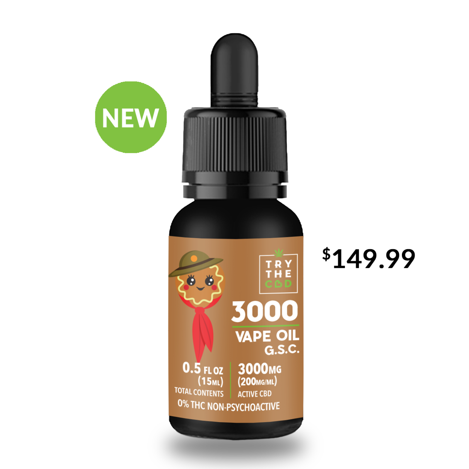 GSC (f.k.a. Girl Scout Cookies) 3000MG CBD Vape Oil | Leafly