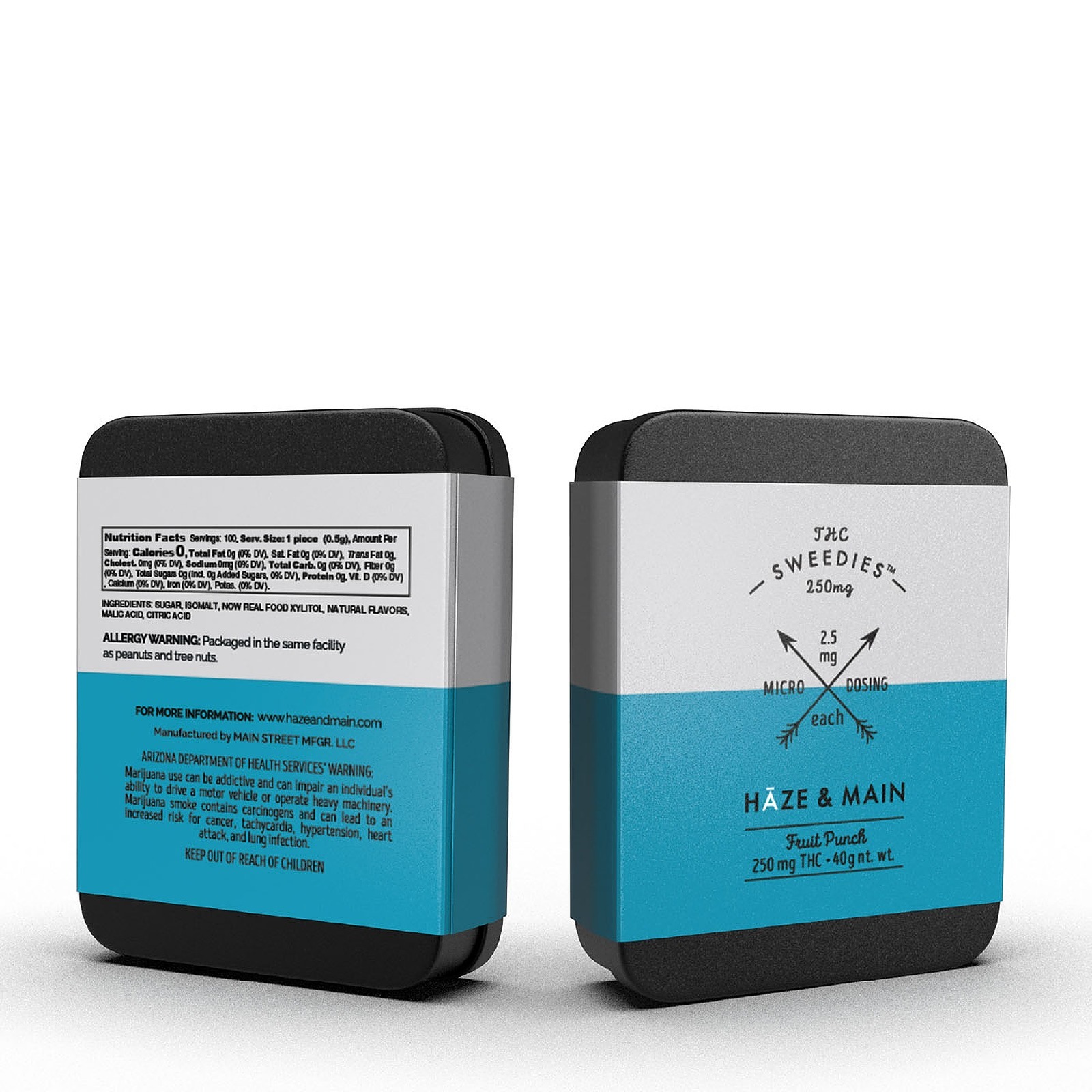 Haze & Main Haze & Main Sweedies Fruit Punch 250mg Leafly