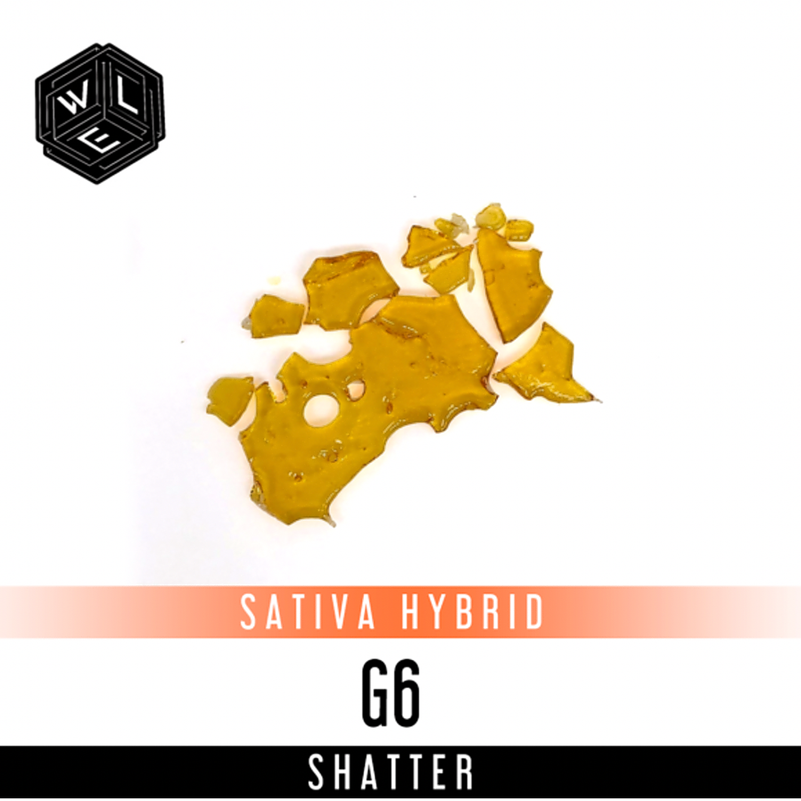 White Label Extracts G6 Shatter 1g Leafly