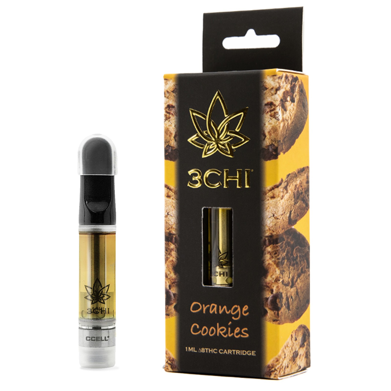 3CHI: Delta 8 Vape Cartridge - Orange Cookies - 1ml - CDT | Leafly