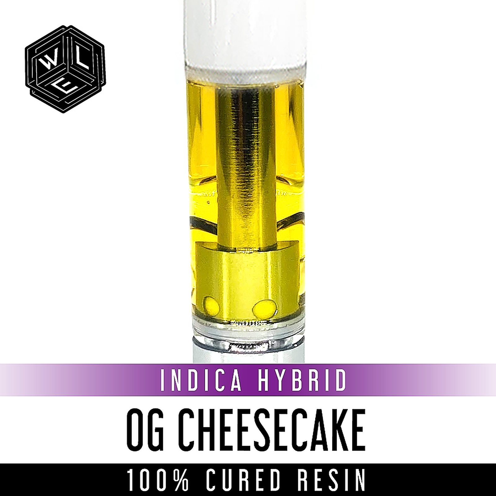 White Label Extracts OG Cheesecake 100 Cured Resin Cartridge 1g Leafly