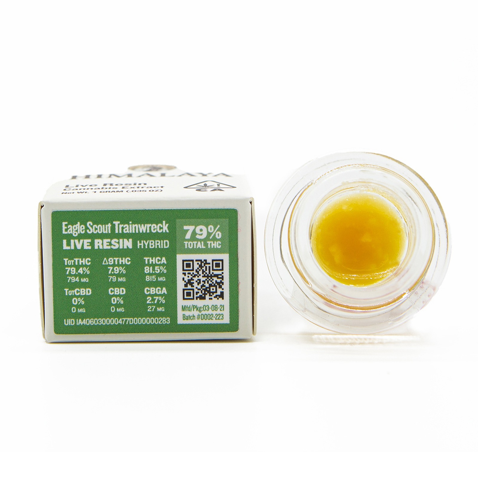 HIMALAYA: Eagle Scout Trainwreck - Live Resin Concentrate | Leafly