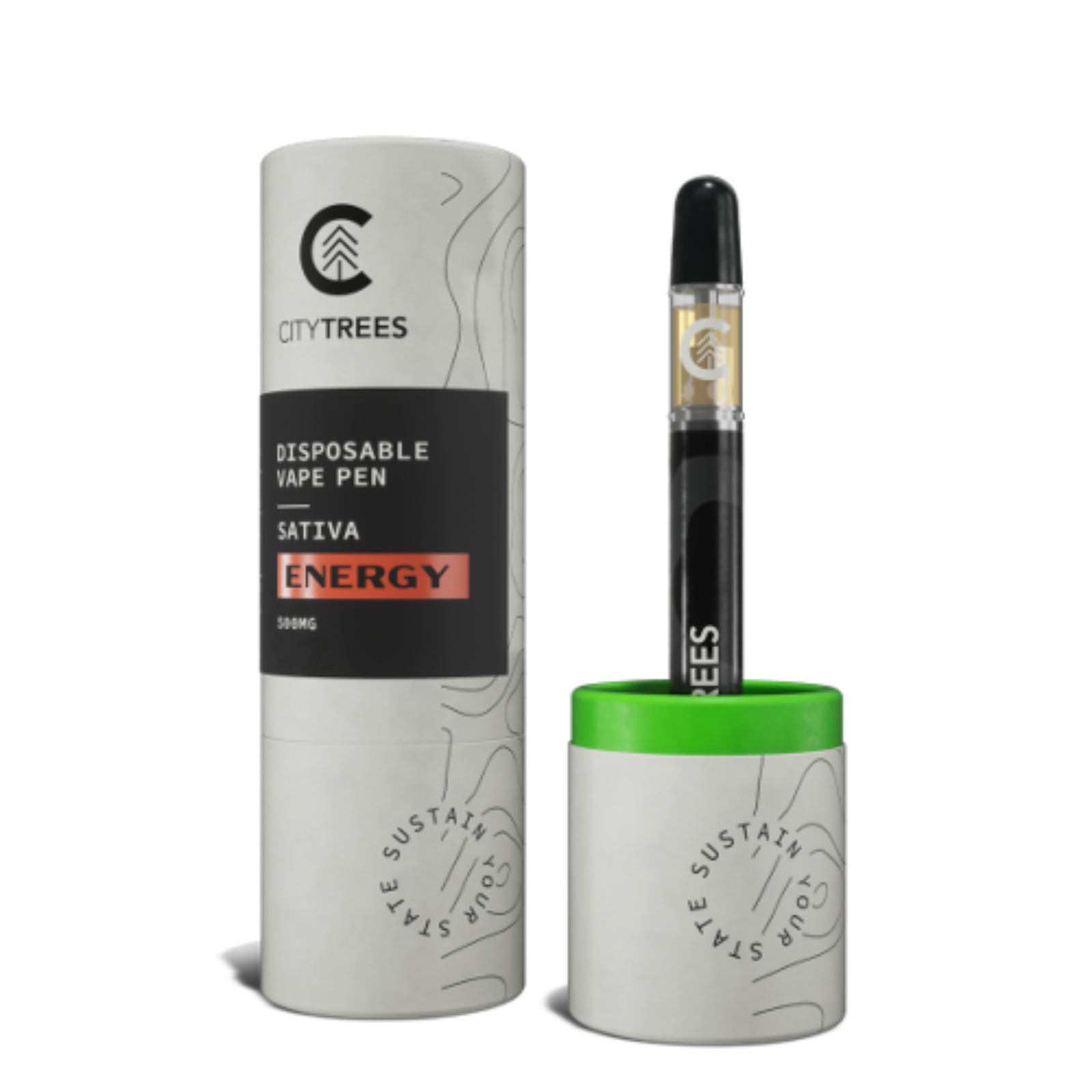 City Trees: City Trees 500mg Energy Disposable Vape Pen