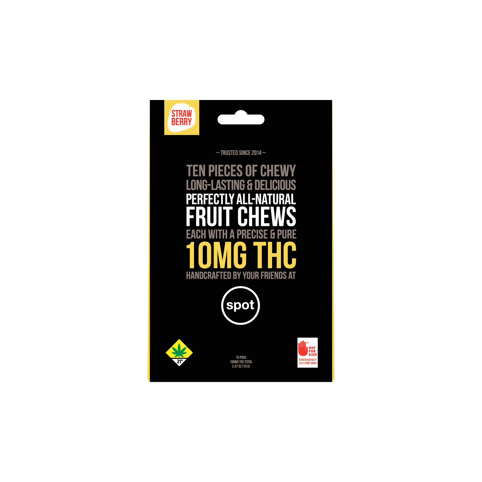 SPOT: THC Orange Cream Fruit Chew (100mg THC) | Leafly
