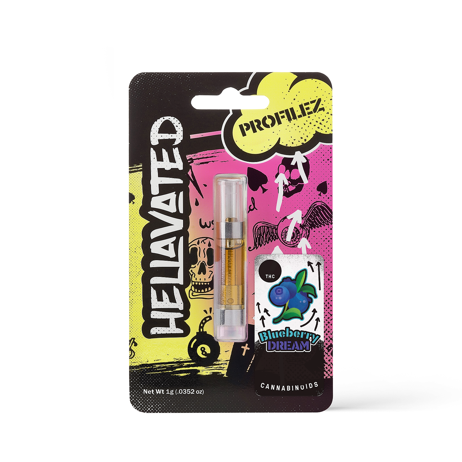 Hellavated: Blueberry Dream Profilez Cartridge 1g | Leafly