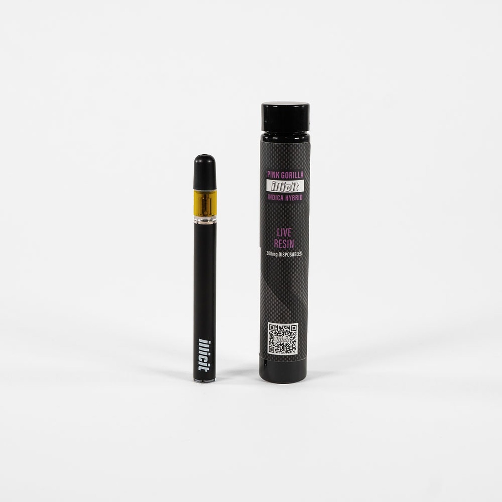 ILLICIT Pink Gorilla Live Resin 300mg Disposable Vape Leafly