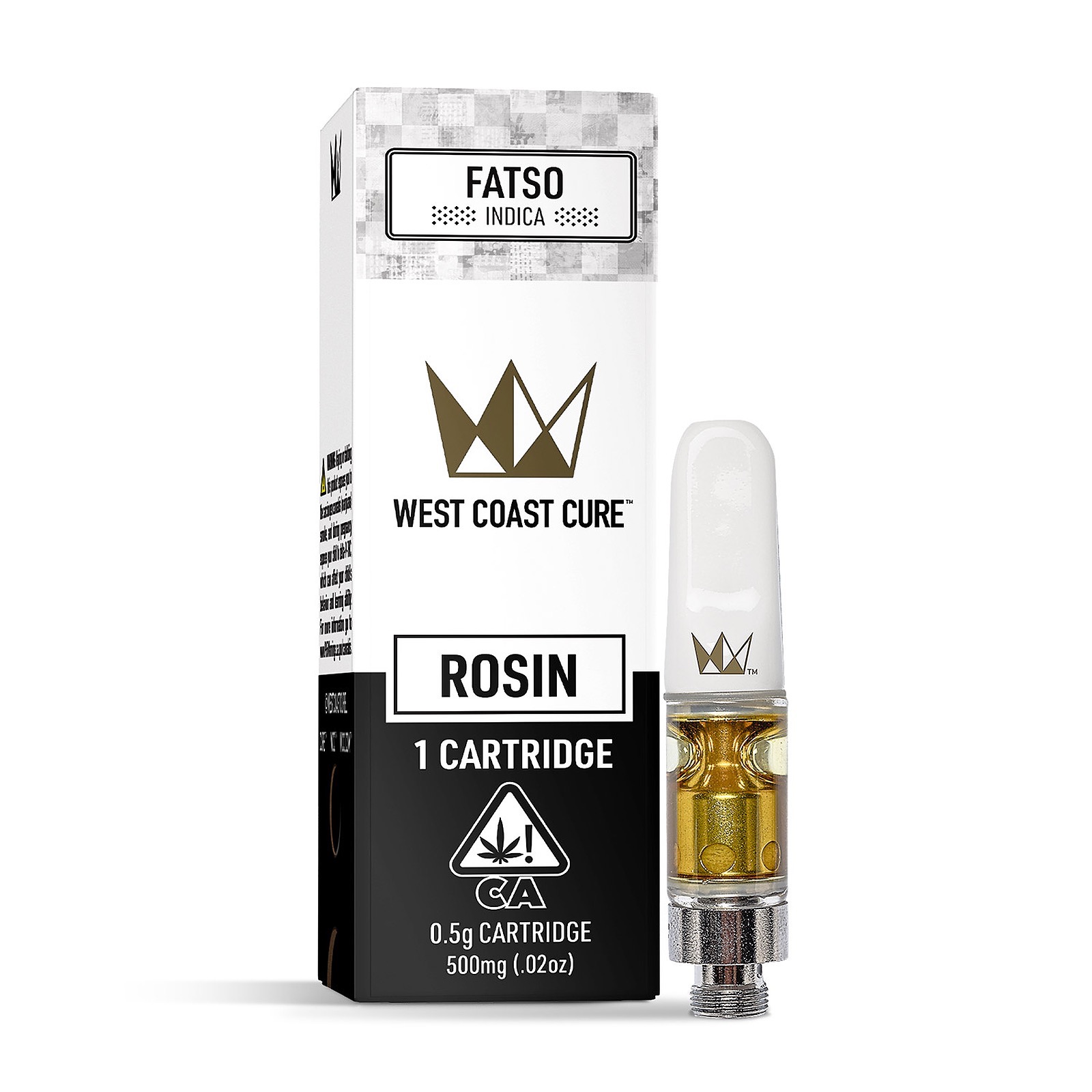 West Coast Cure: Fatso Rosin Cartridge - 0.5g | Leafly