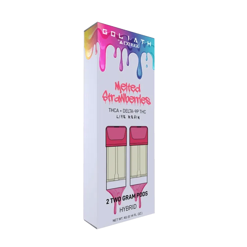 Delta Extrax: Melted Strawberries | THCa + Delta-9p 2G Pods Duo | Leafly